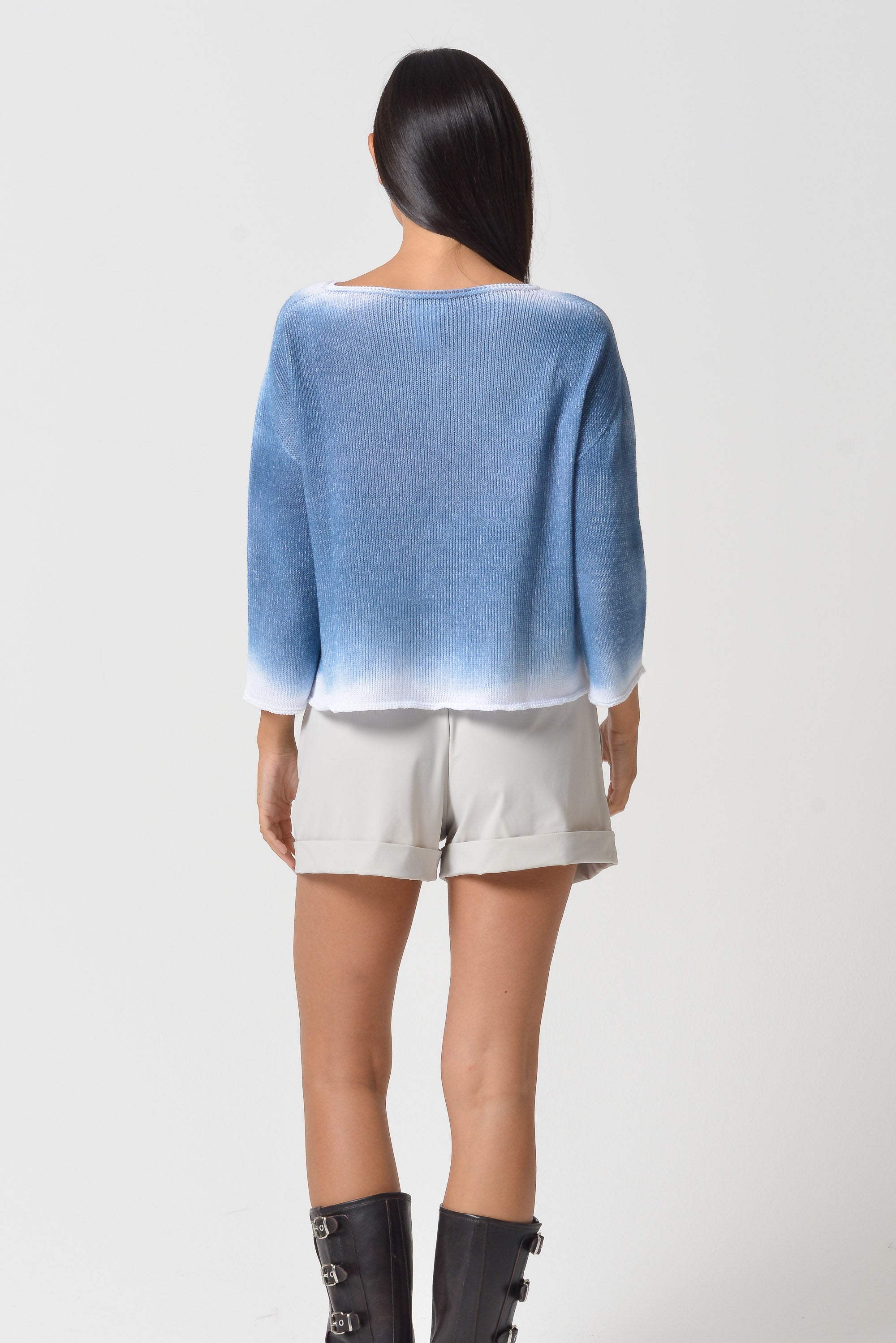 Sofia Knit in Spray Art - Profondo