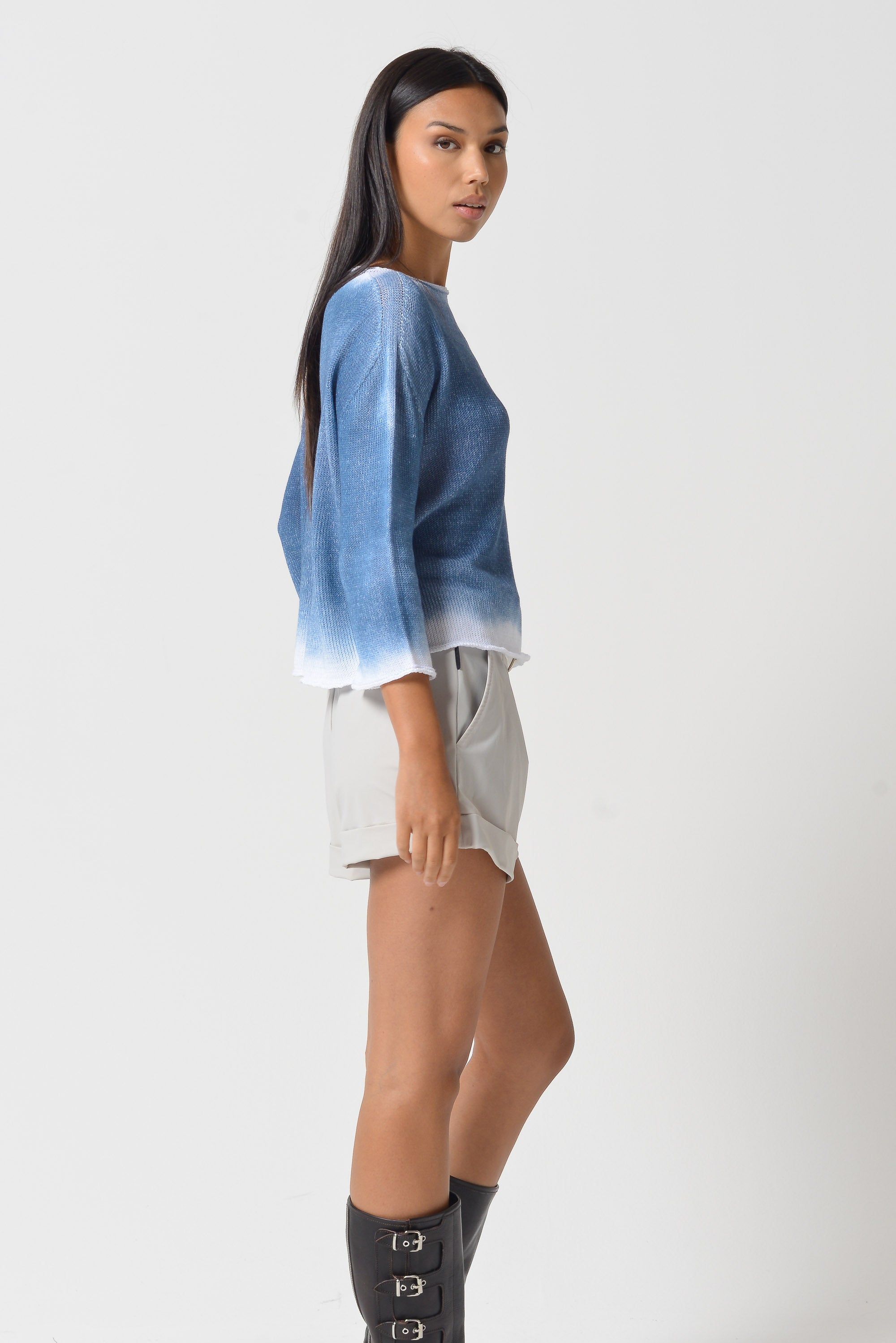 Sofia Knit in Spray Art - Profondo