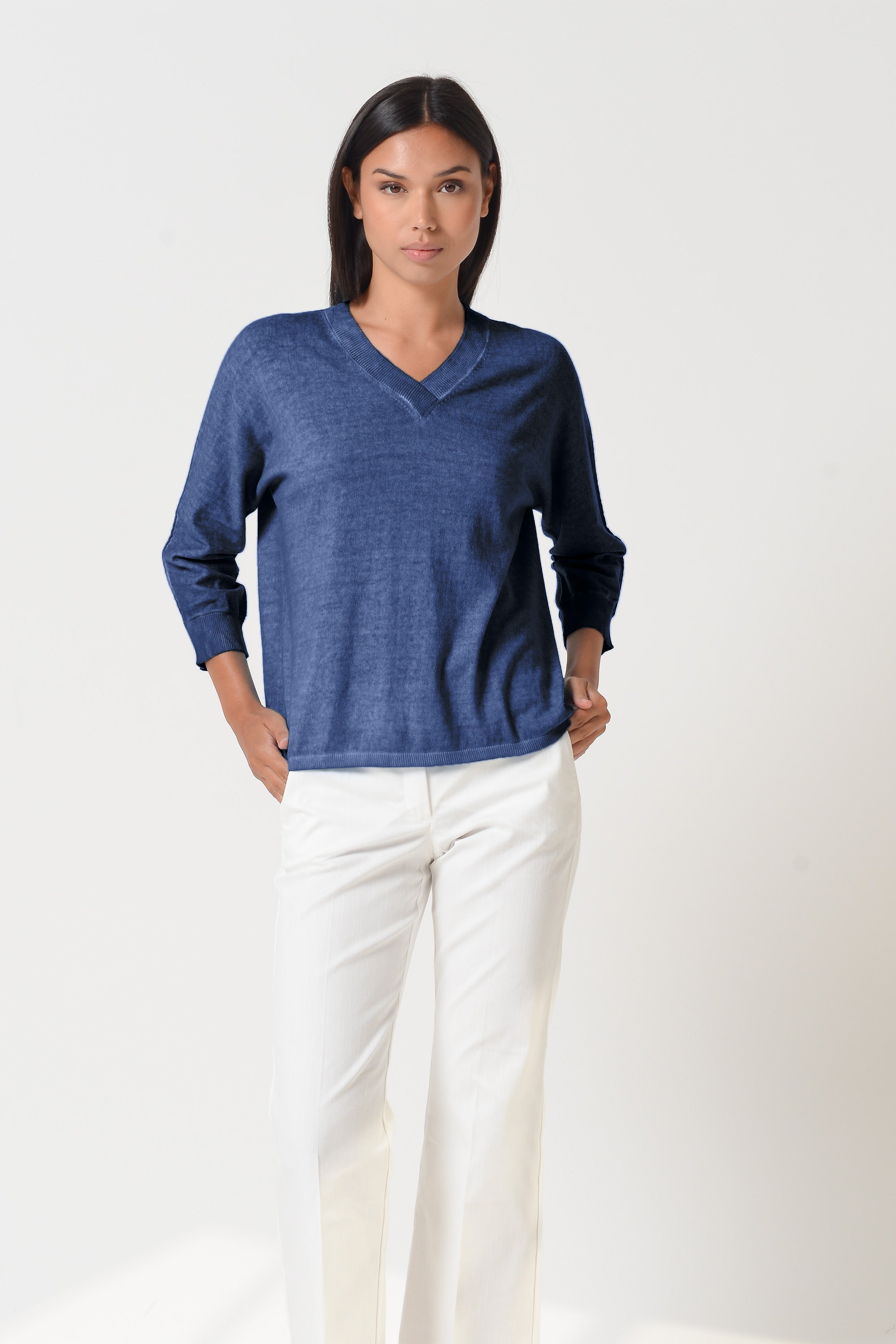 Anna V-Neck - Nautico