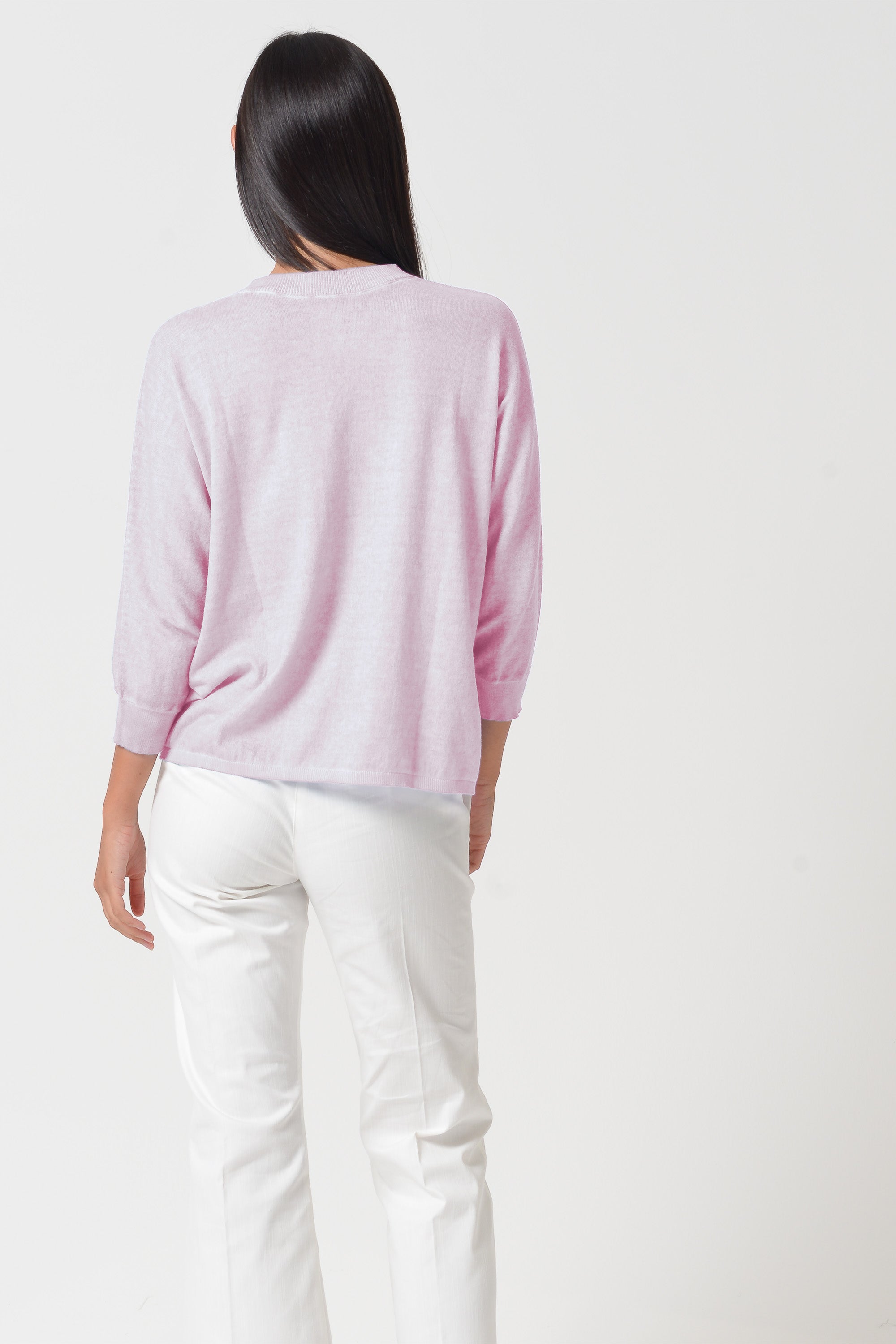 Anna V-Neck - Rose