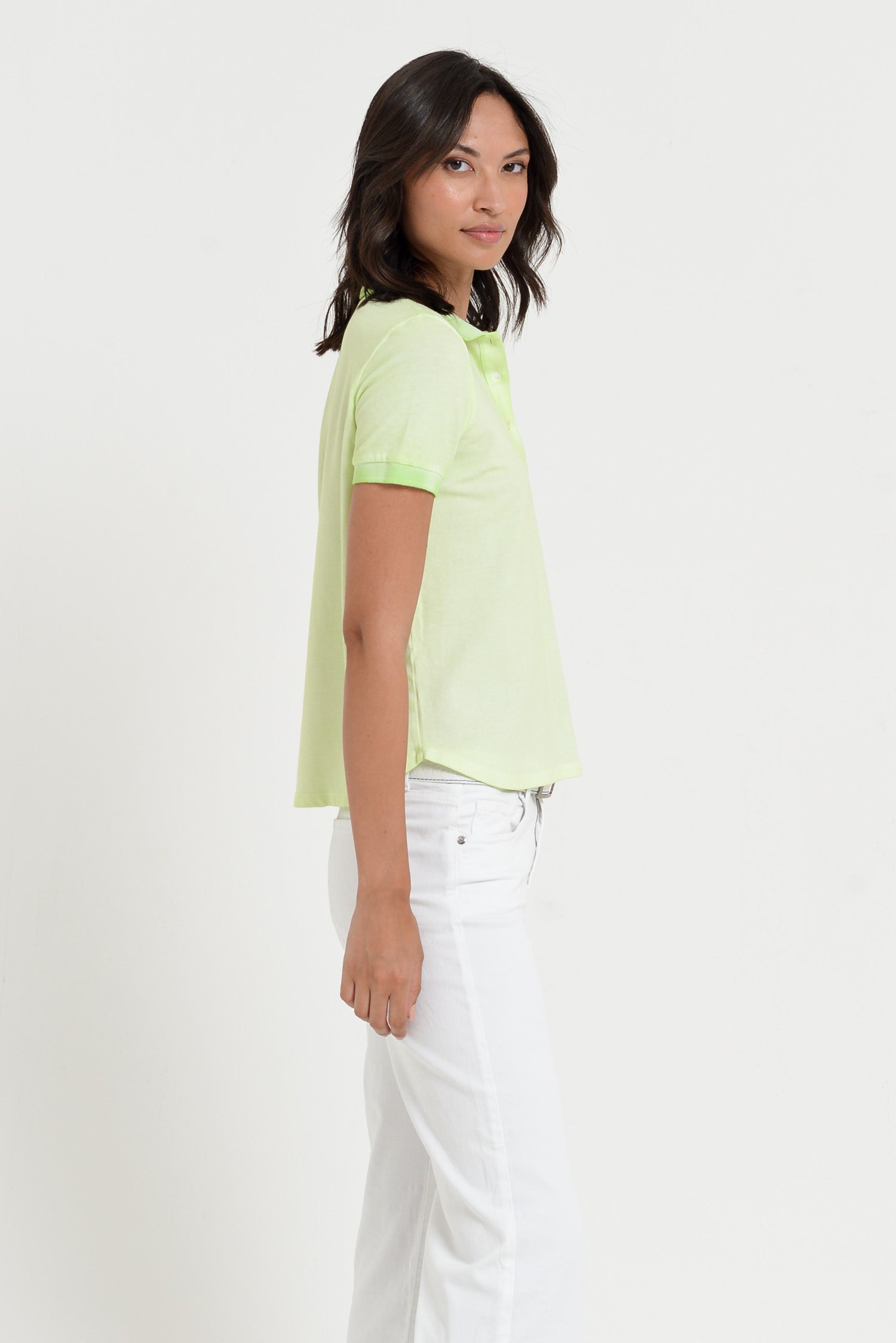 Crystal Polo - Women's Pique Polo Shirt - Margarita