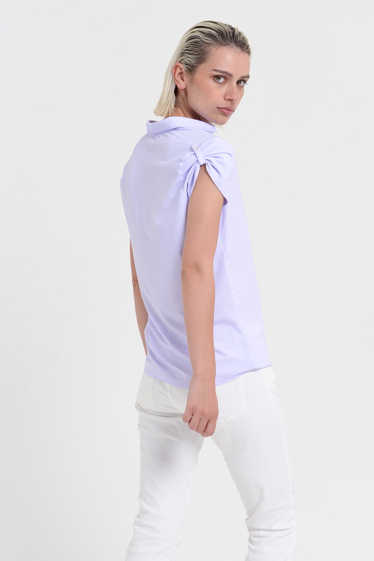 Stanley Polo - Women's Cotton Polo Shirt - Lilac