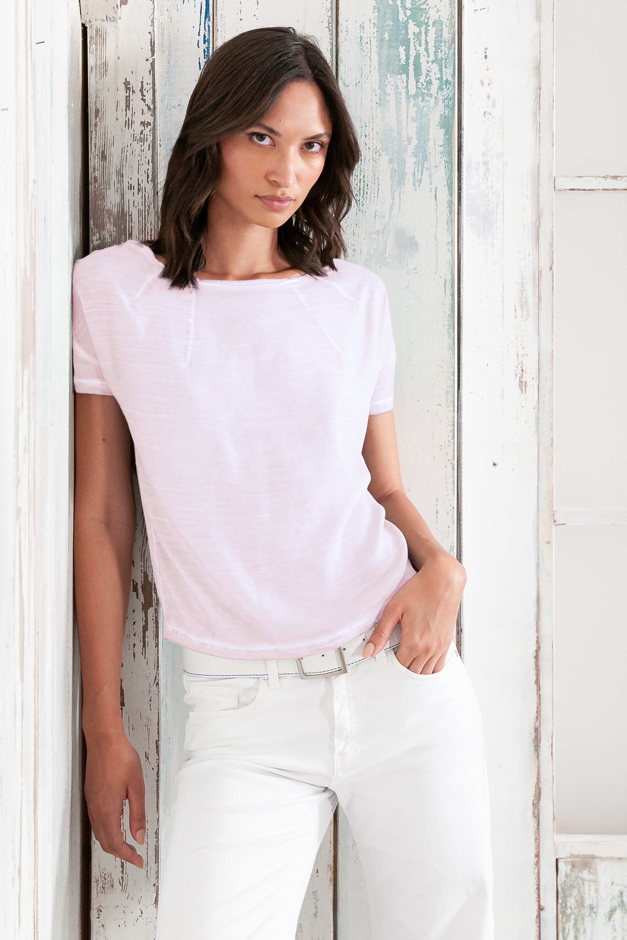 Cyprus T-Shirt - Women's Viscose T-Shirt - Rose