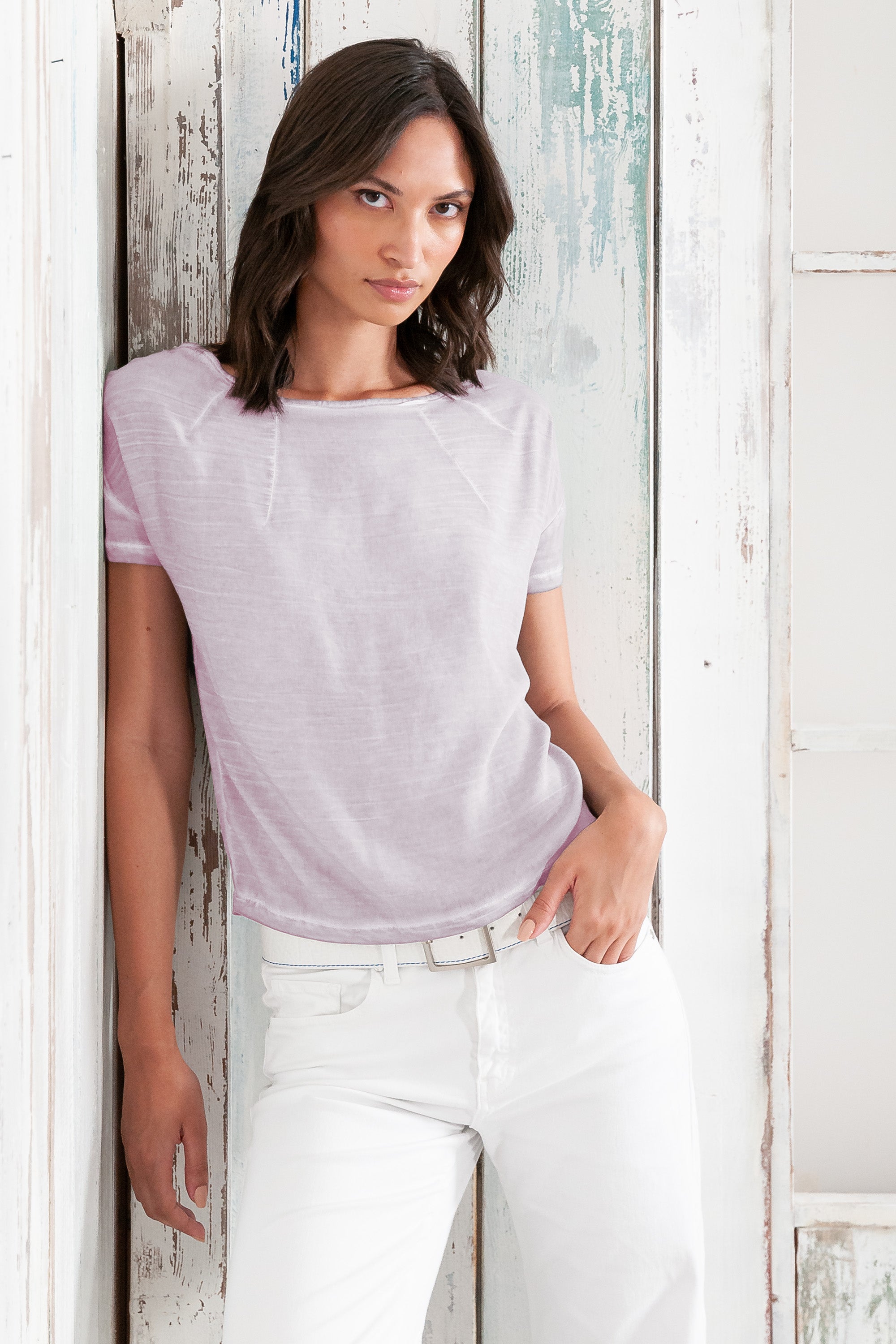 Cyprus T-Shirt - Women's Viscose T-Shirt - Rose