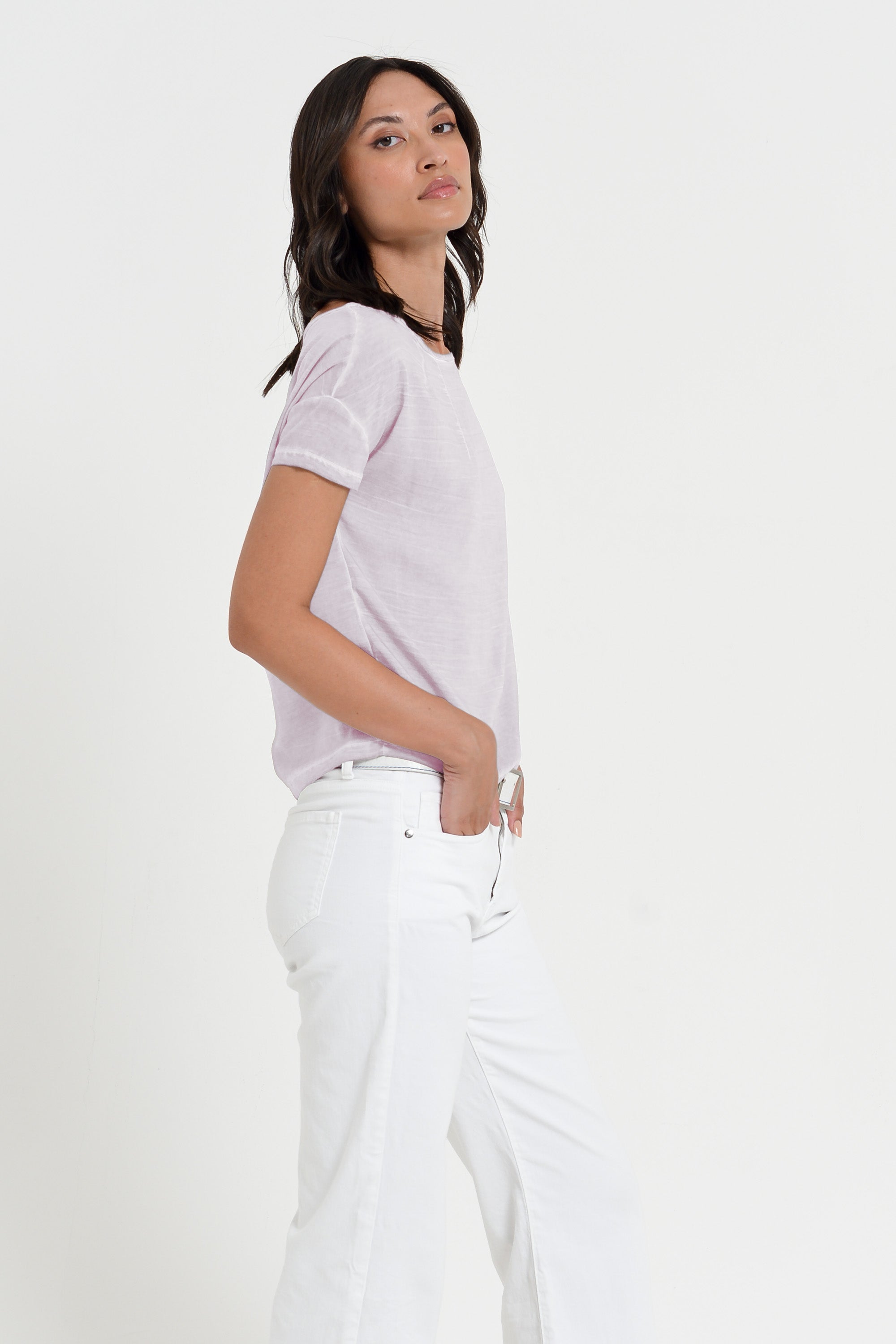 Cyprus T-Shirt - Women's Viscose T-Shirt - Rose