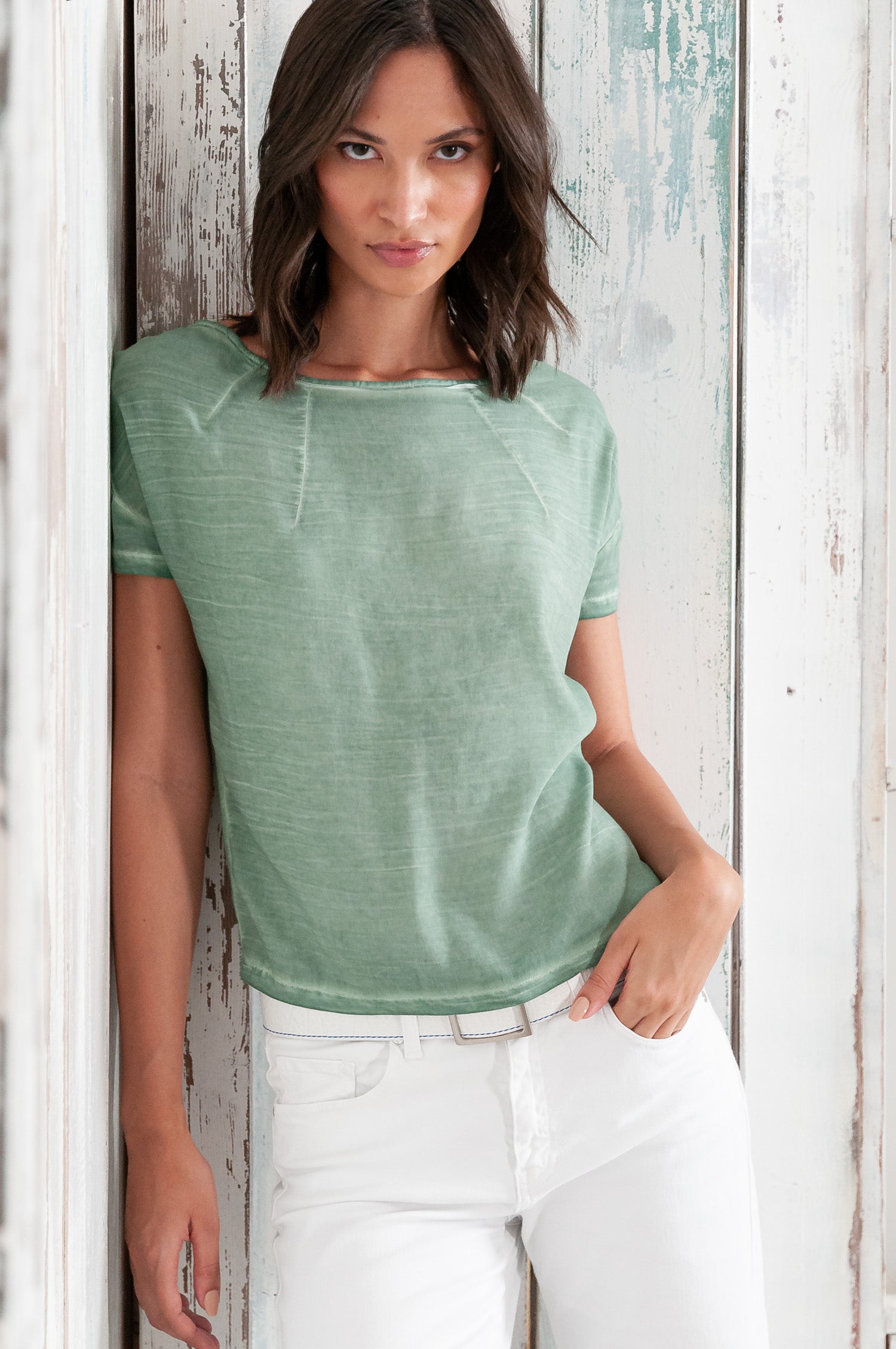 Cyprus T-Shirt - Women's Viscose T-Shirt - Juniper