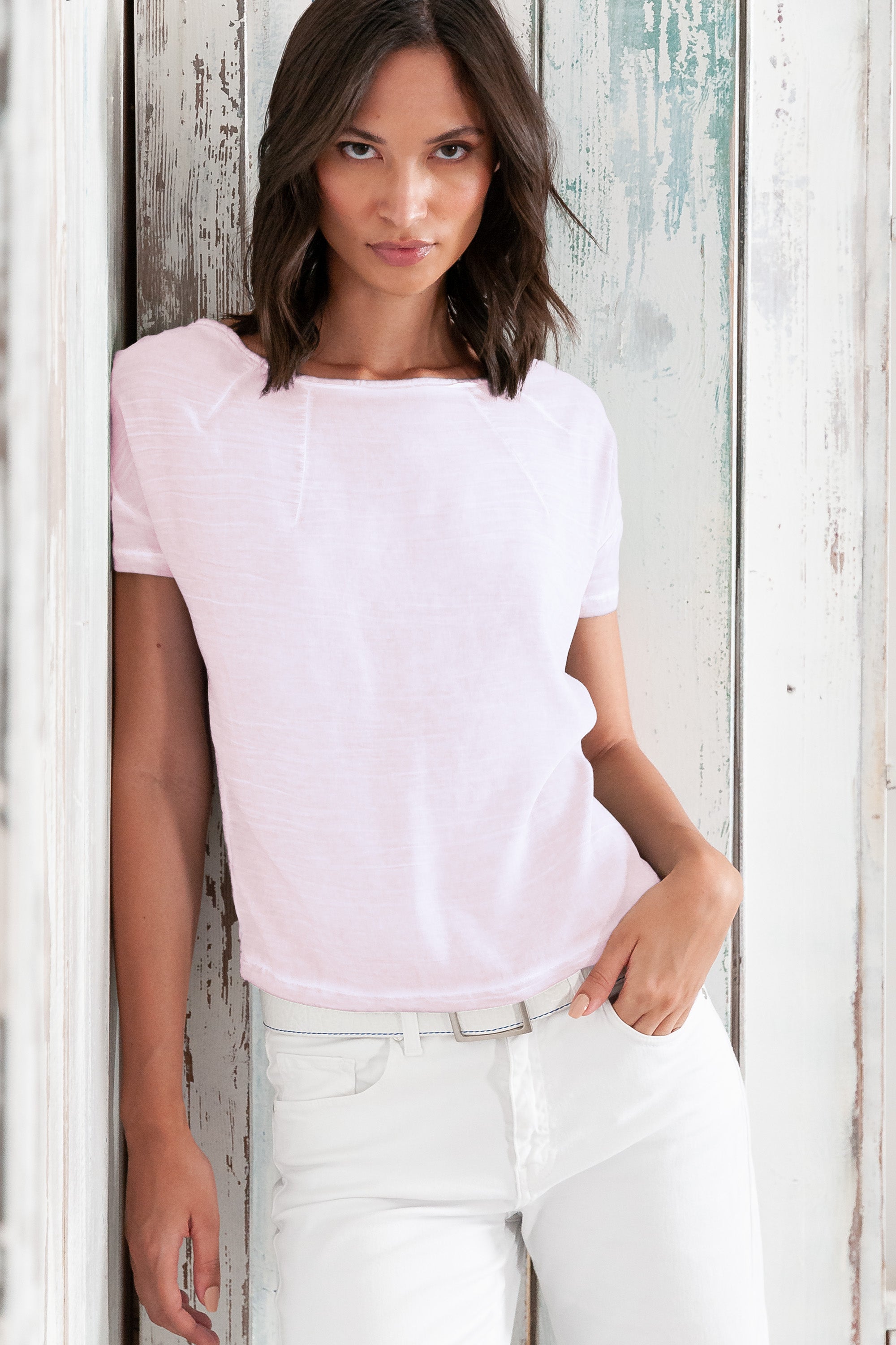Cyprus T-Shirt - Women's Viscose T-Shirt - Rose