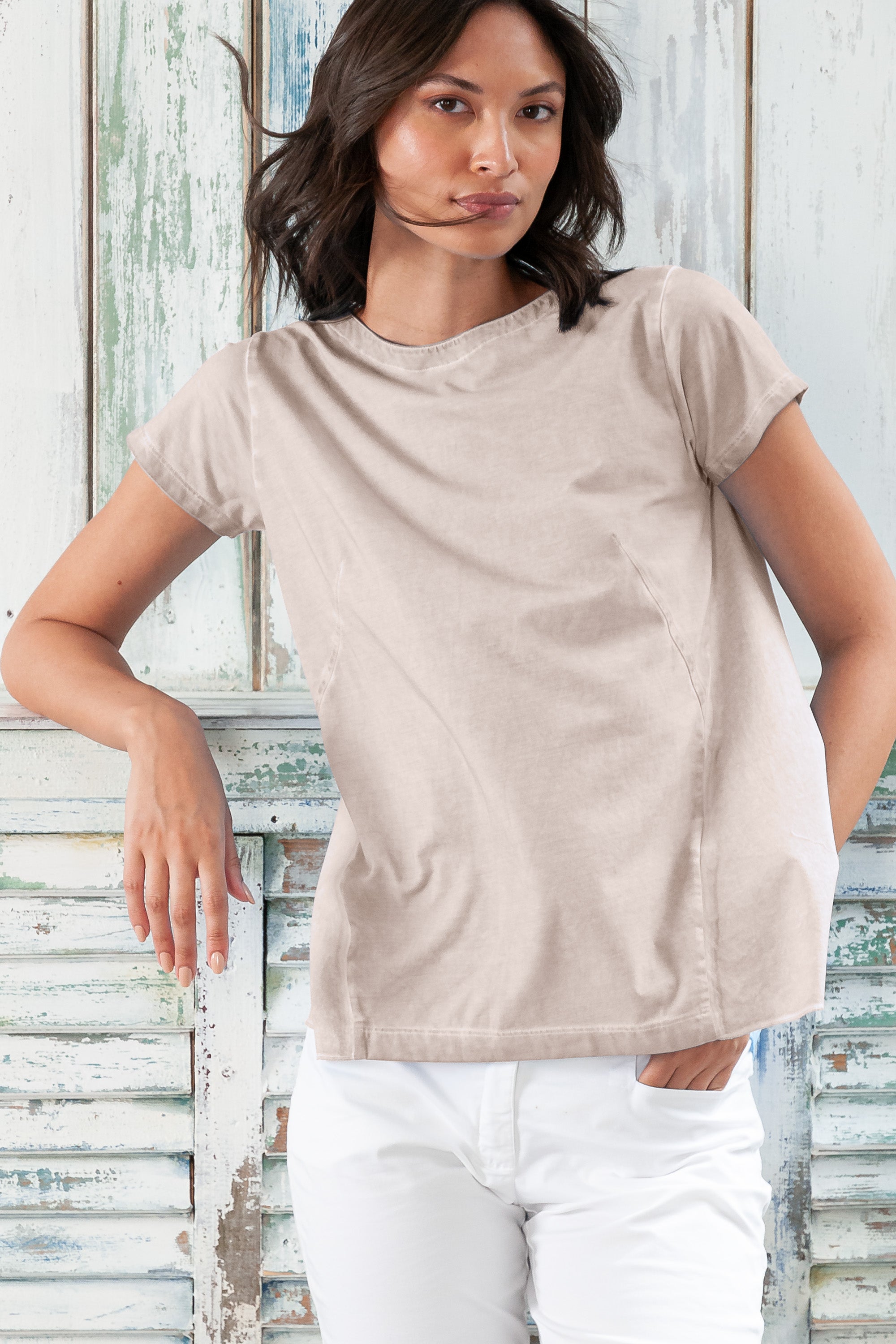 Flashback T-Shirt - Women's Stretchy Cotton T-Shirt - Canapa
