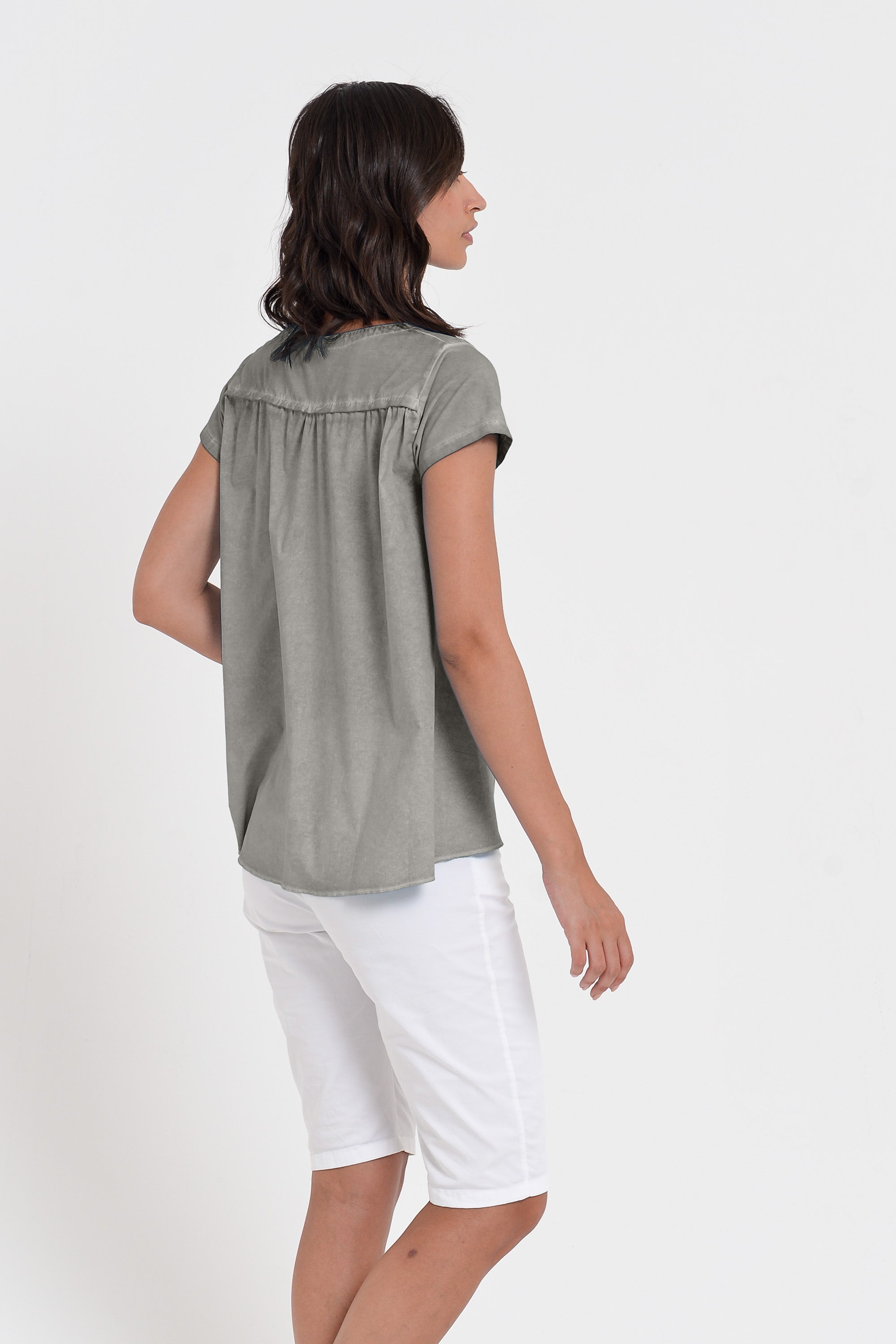 Flashback T-Shirt - Women's Stretchy Cotton T-Shirt - Dolphin