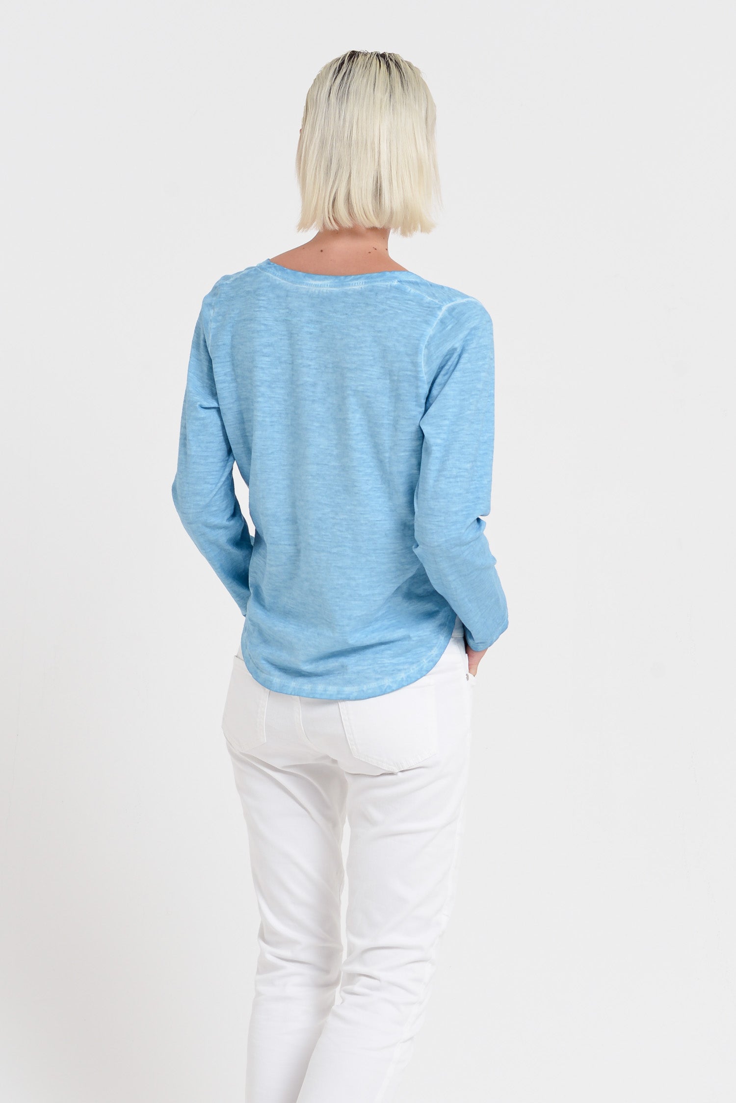 Vigole T-Shirt - Women's Long Sleeve Wide Neck T-Shirt - Viking