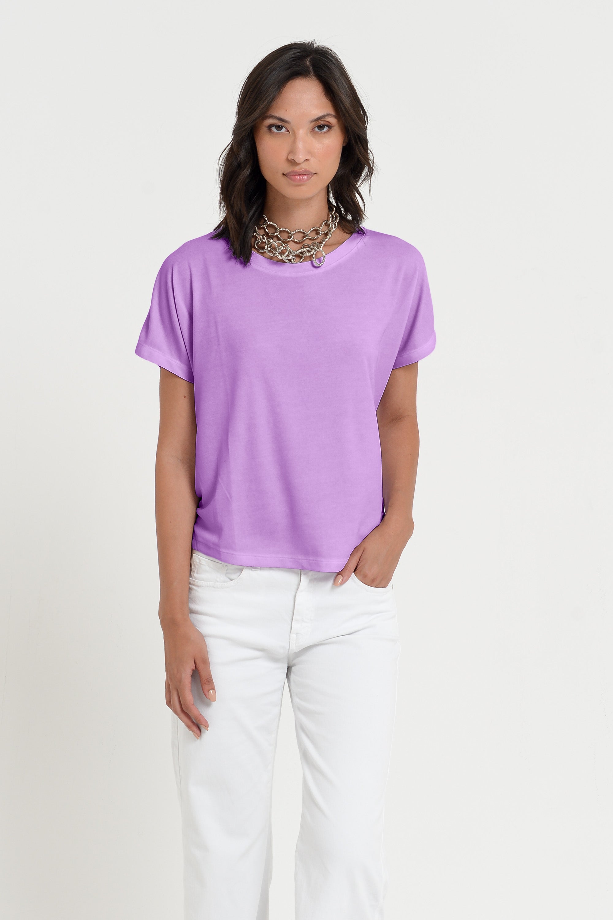 Vico T-Shirt - Women's Cotton T-Shirt - Morado