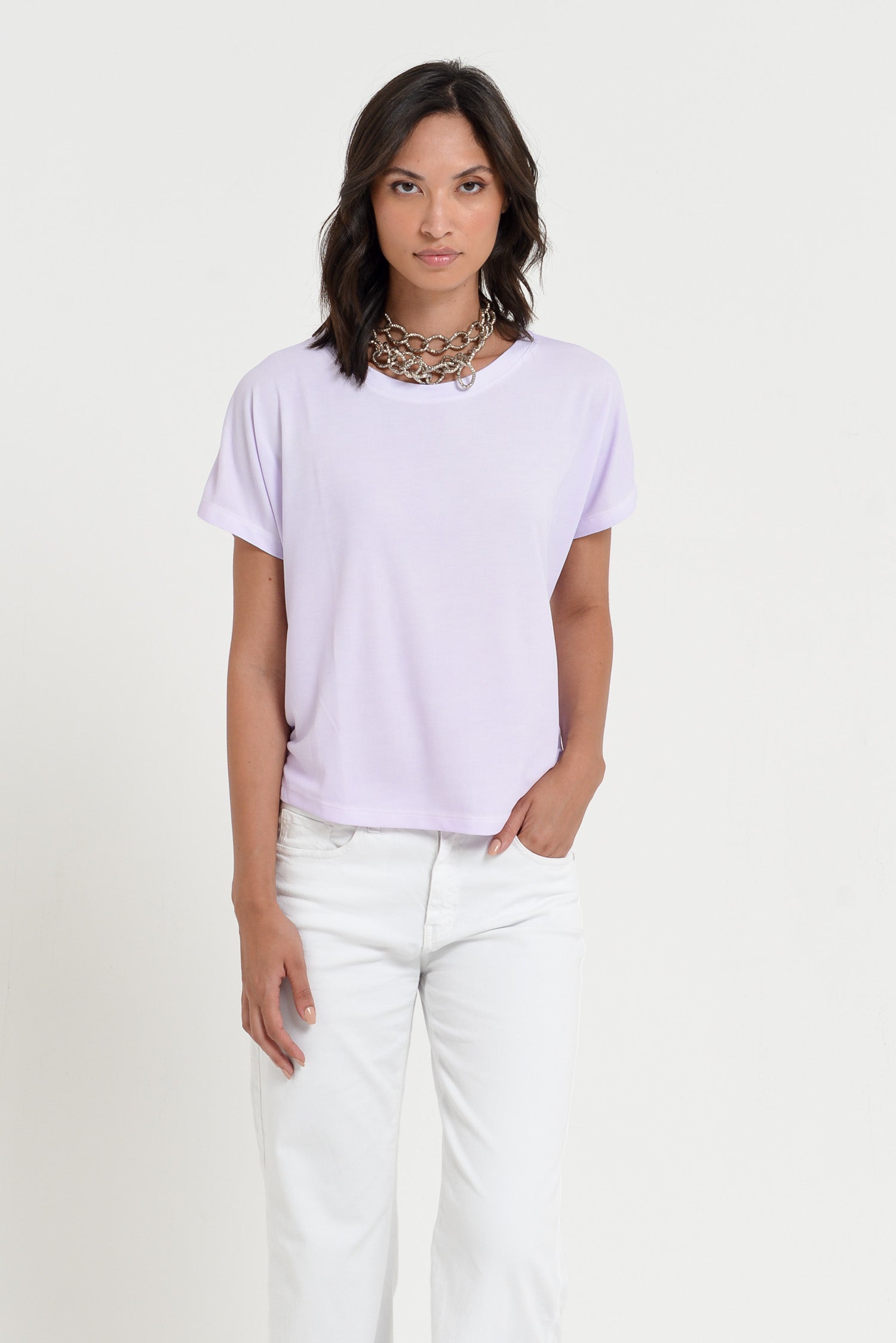 Vico T-Shirt - Women's Cotton T-Shirt - Lilac