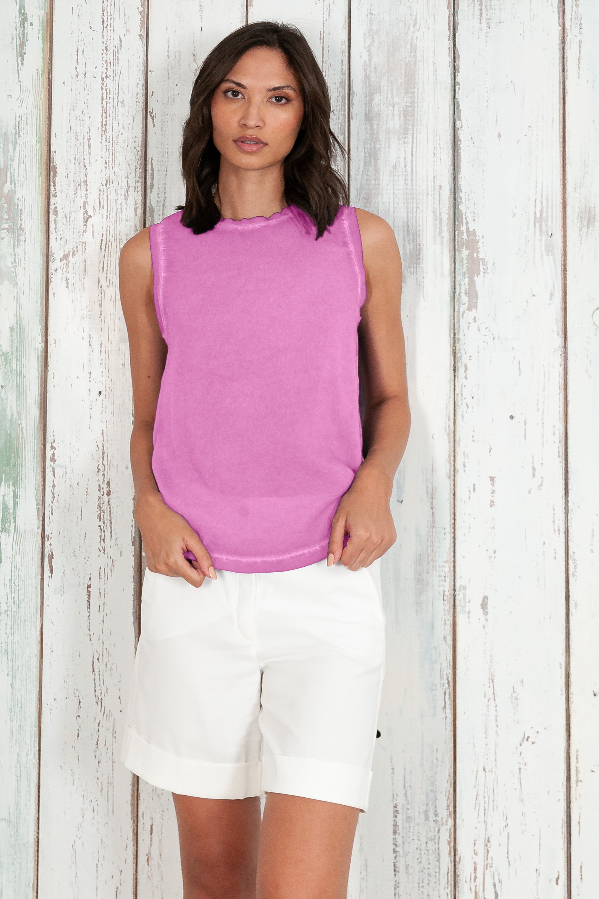 Moon Tank - Women's Sleeveless Tank - Candy