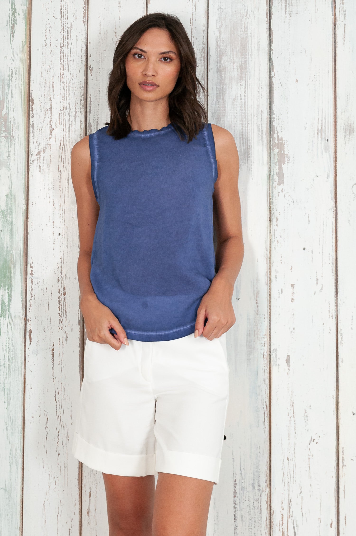 Moon Tank - Women's Sleeveless Tank - Whale