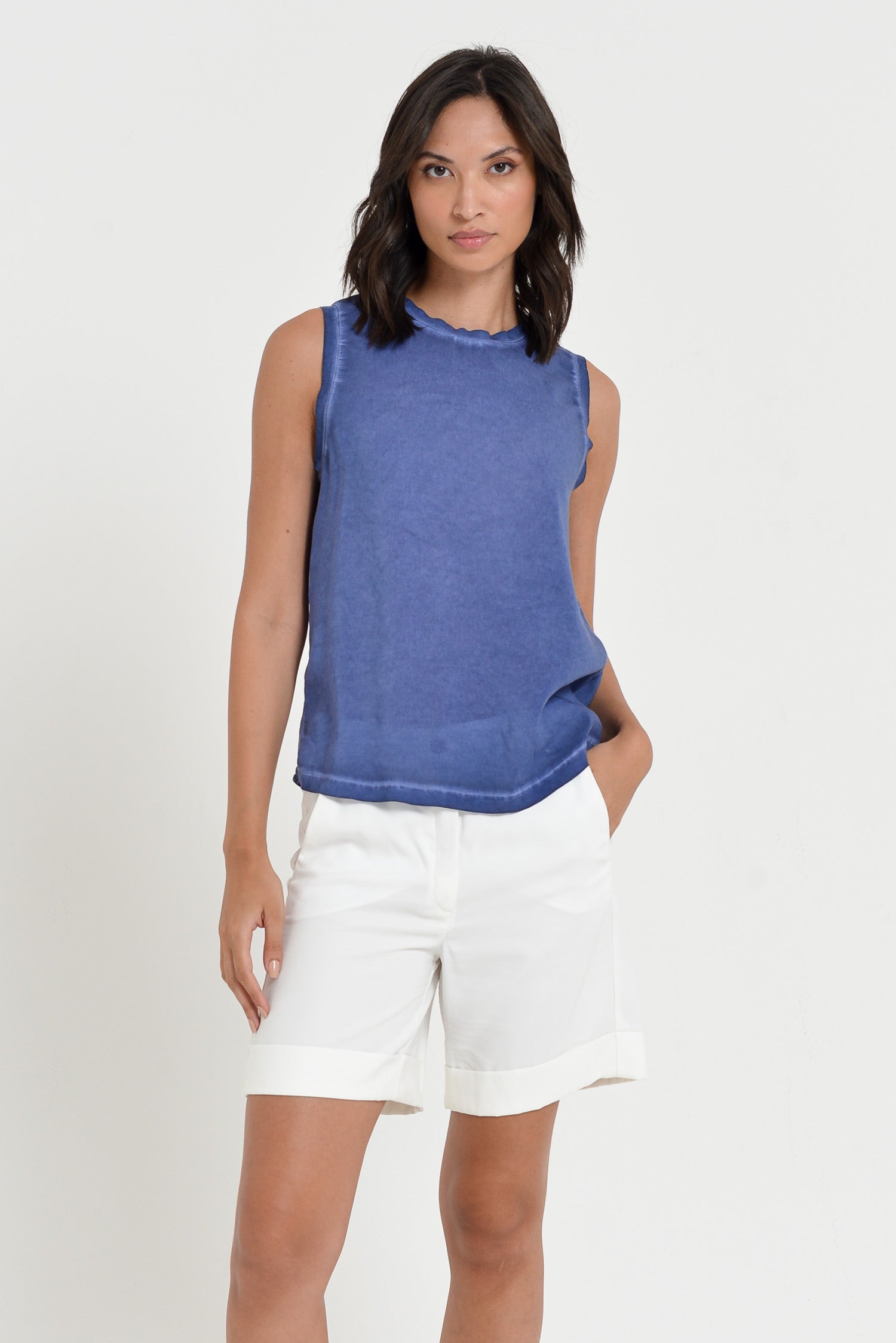 Moon Tank - Women's Sleeveless Tank - Whale