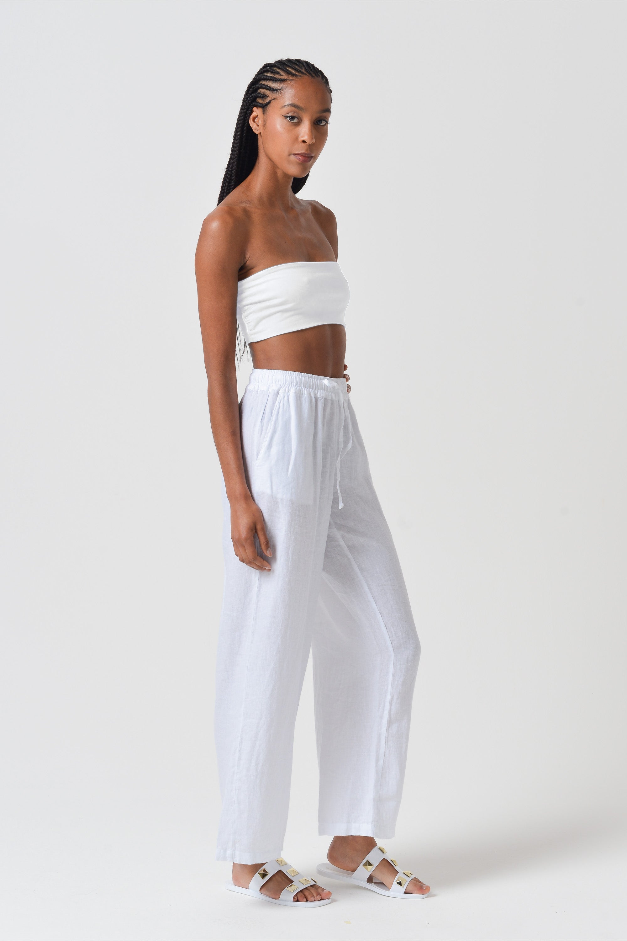 Essential Viscose Bandeau - White