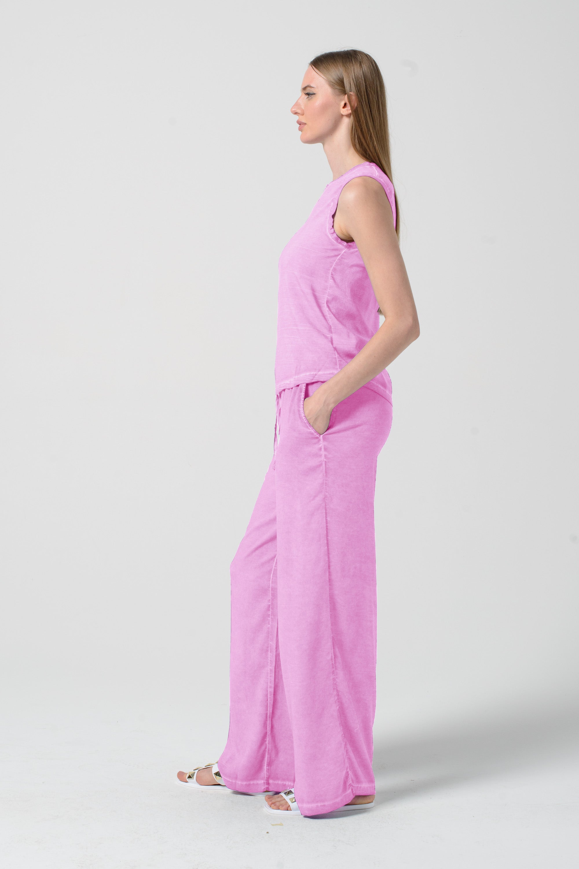 Moon Tank - Women's Sleeveless Tank - Candy