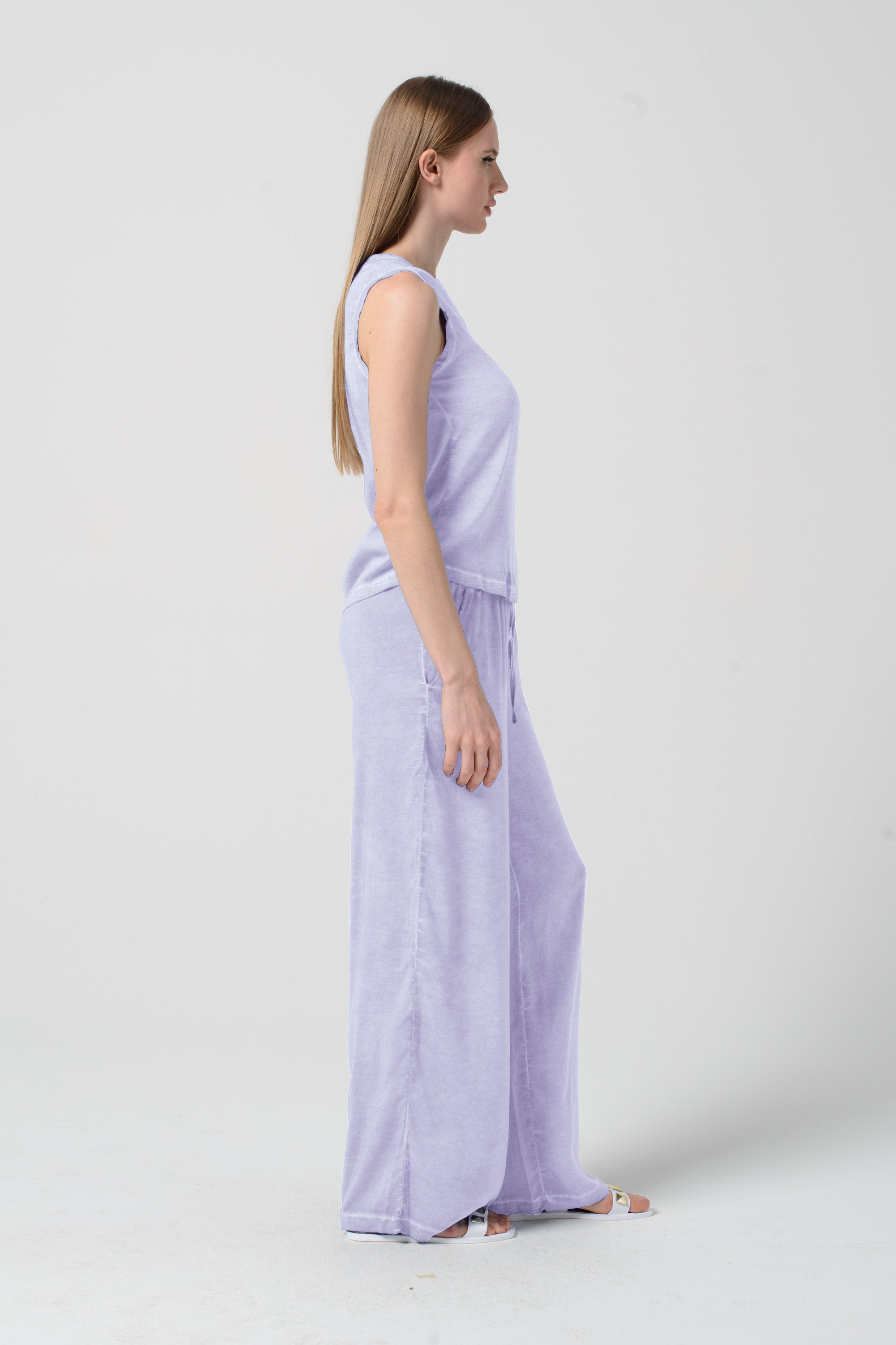 Moon Tank - Women's Sleeveless Tank - Lilac