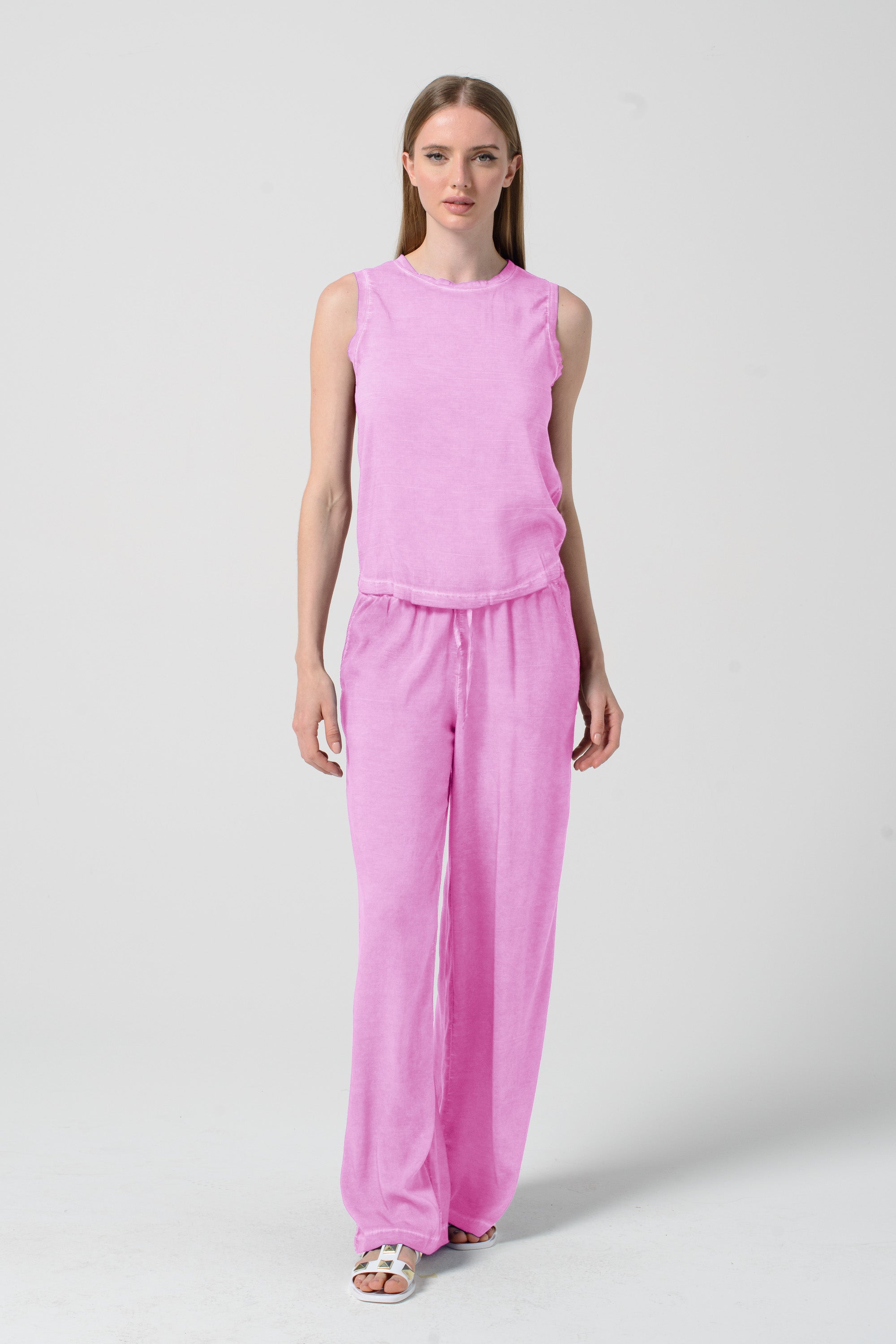 Moon Tank - Women's Sleeveless Tank - Candy