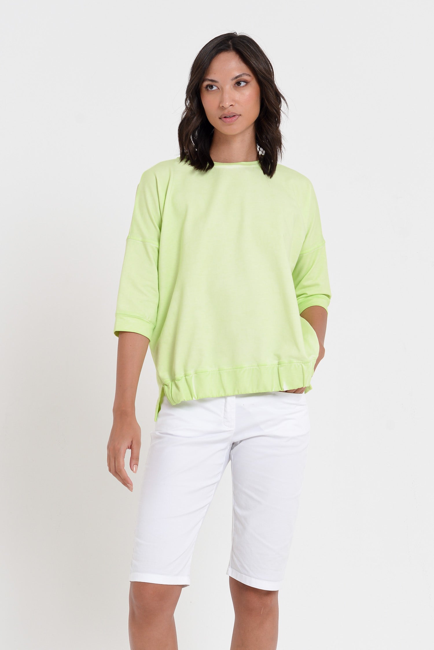 Coyote Sweatshirt - Women's Short Sleeve Sweatshirt - Margarita