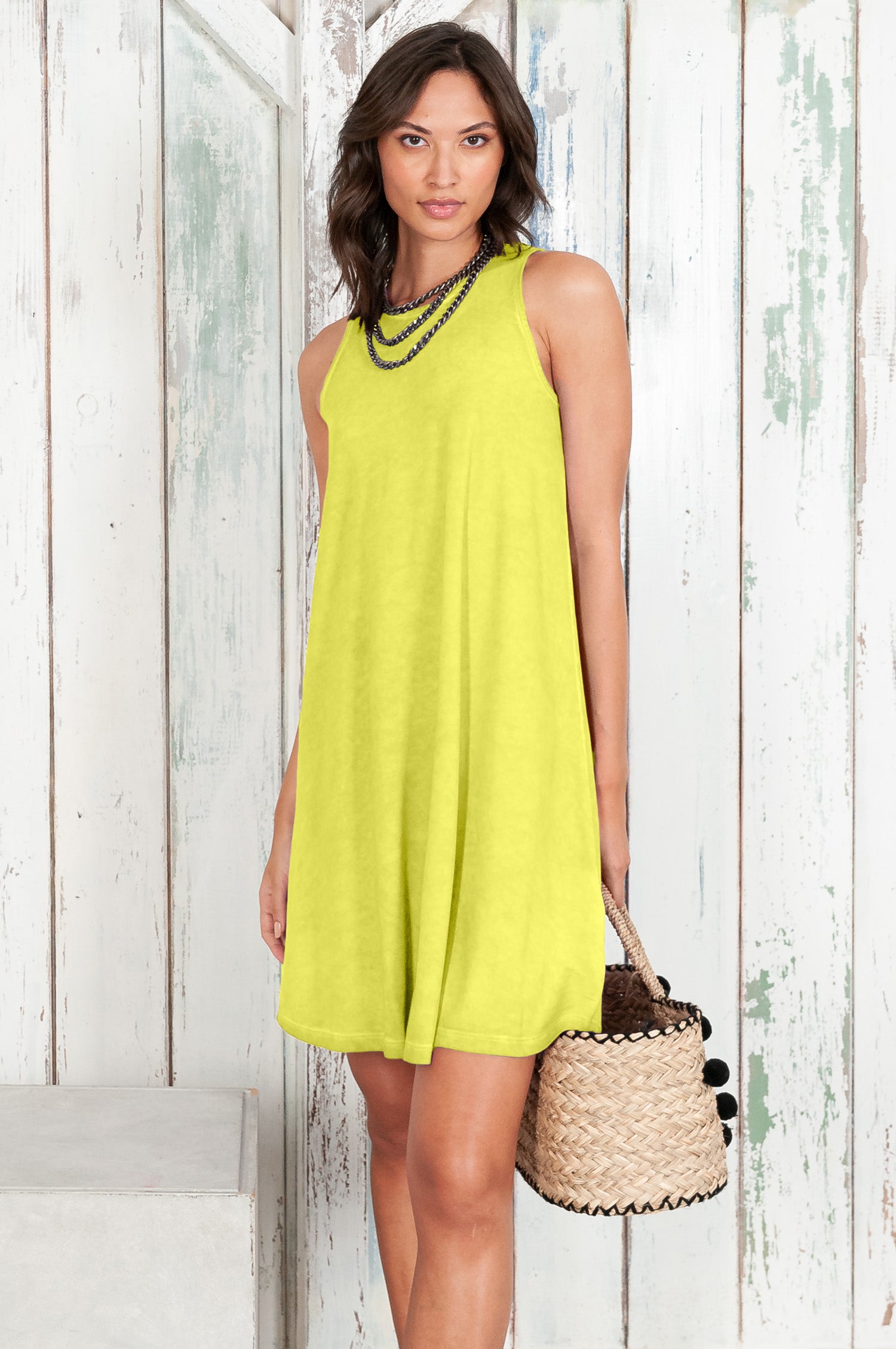 Julie Dress - Lime