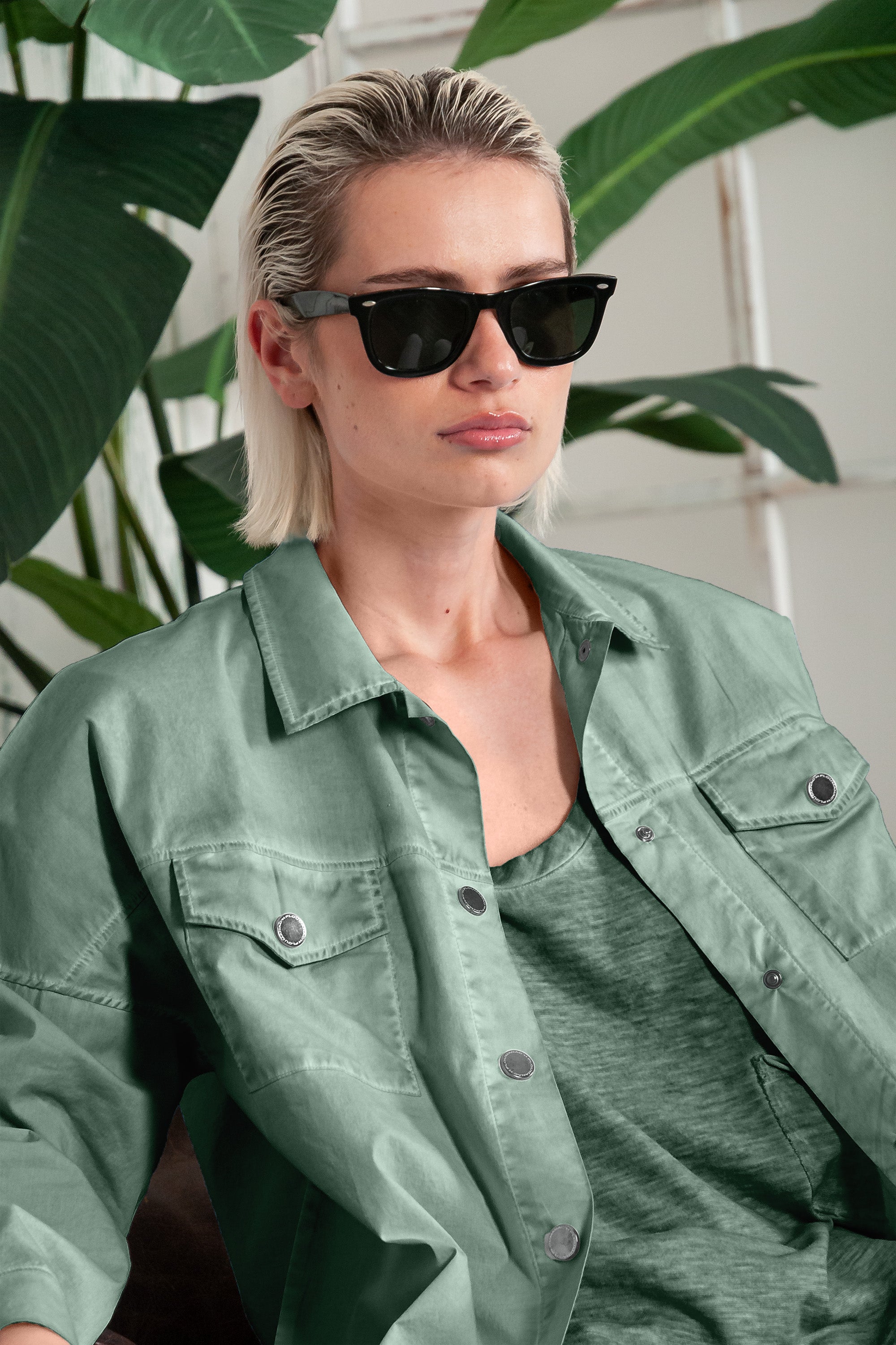 Villa Jacket - Women's Poplin Jacket - Juniper