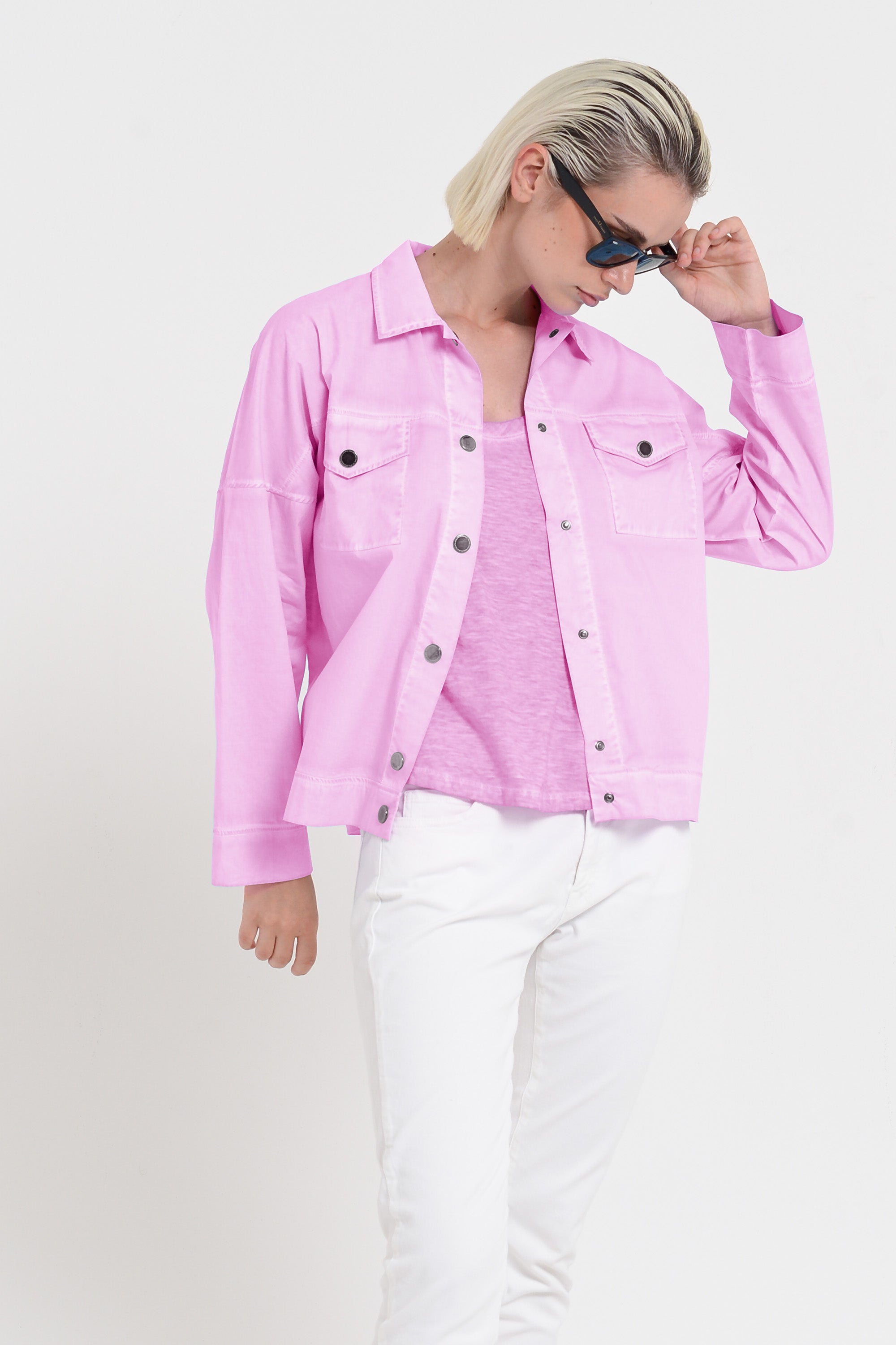 Villa Jacket - Women's Poplin Jacket - Candy
