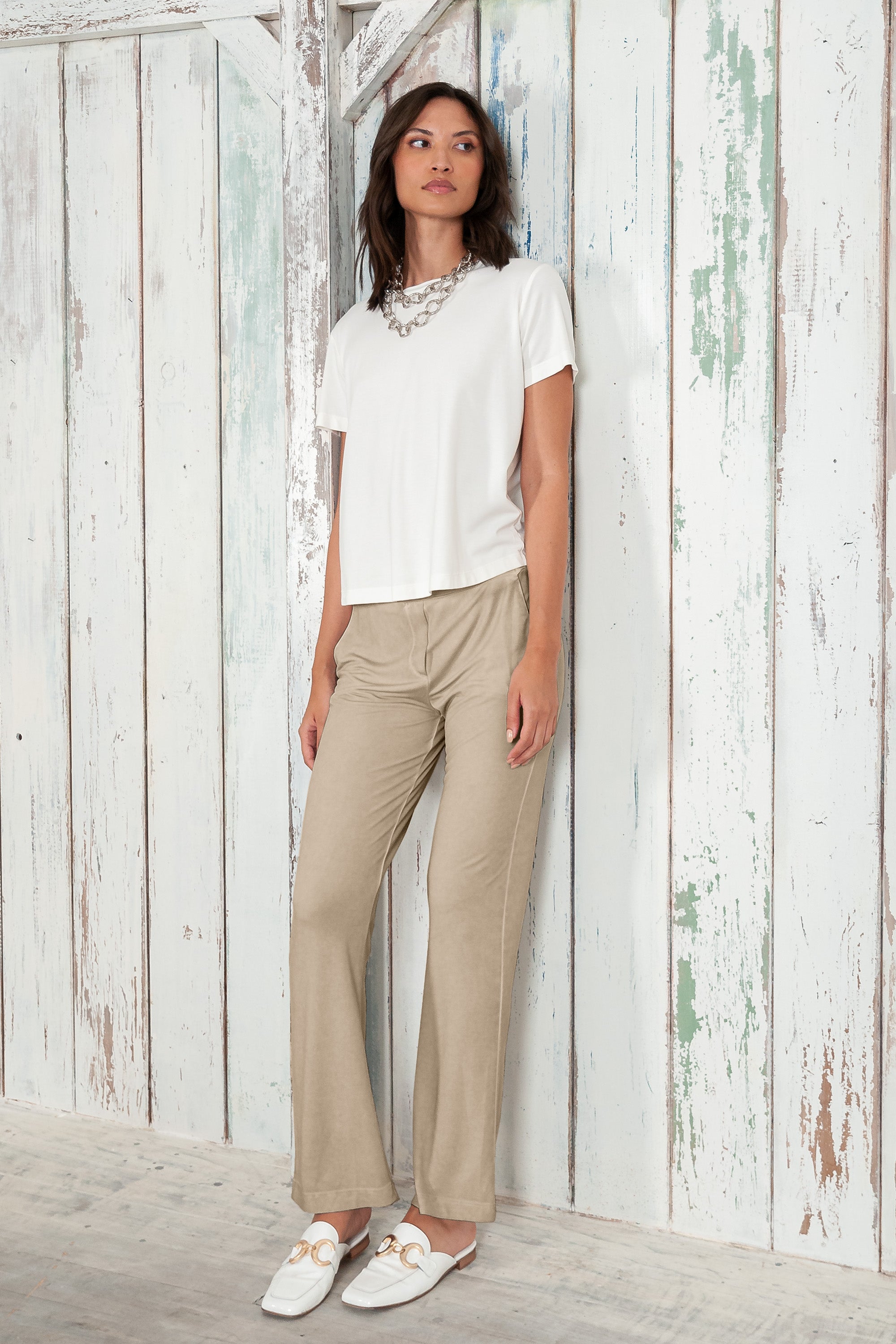 Luna Pants - Women's Viscose Jersey Pant - Harbor
