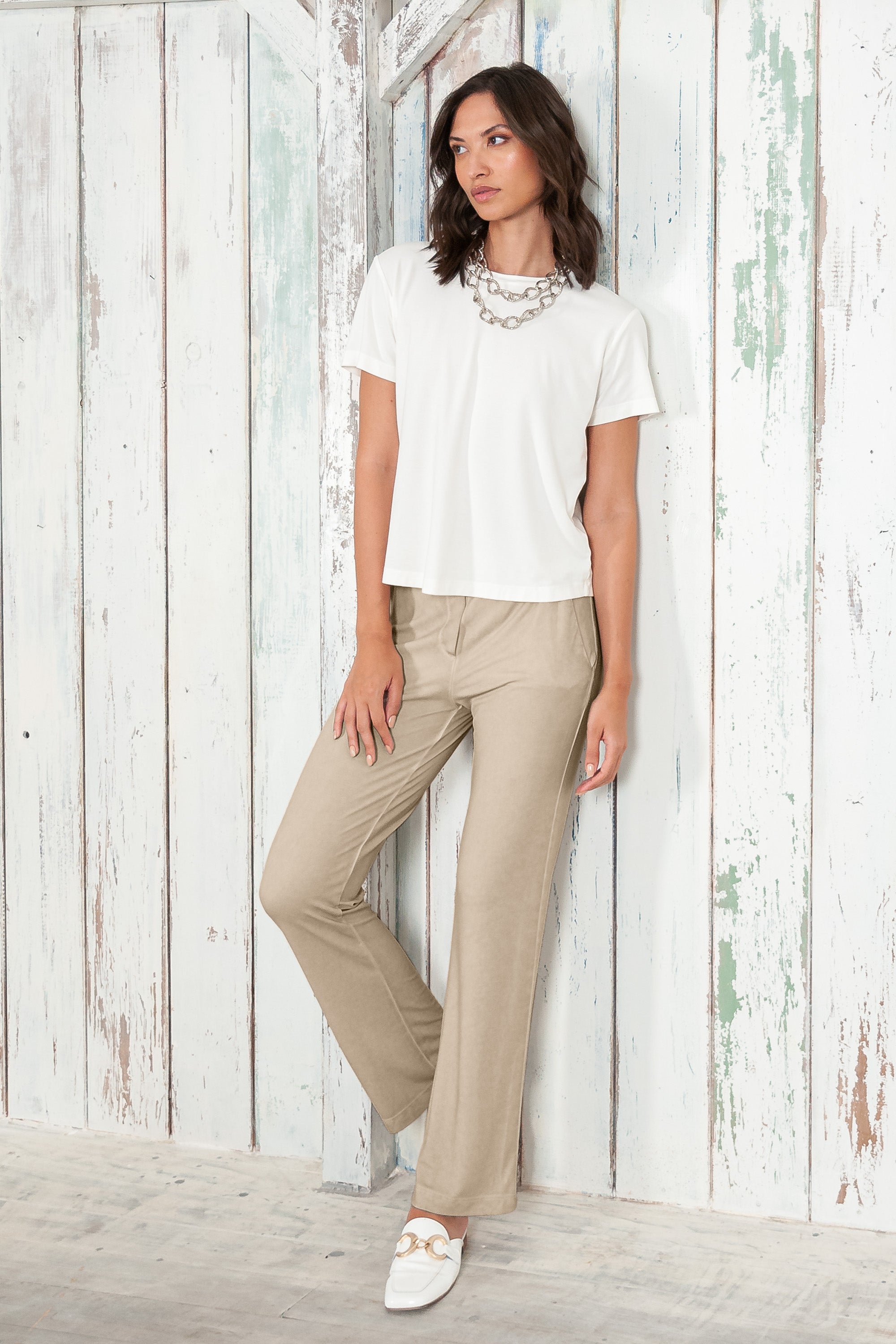 Luna Pants - Women's Viscose Jersey Pant - Harbor