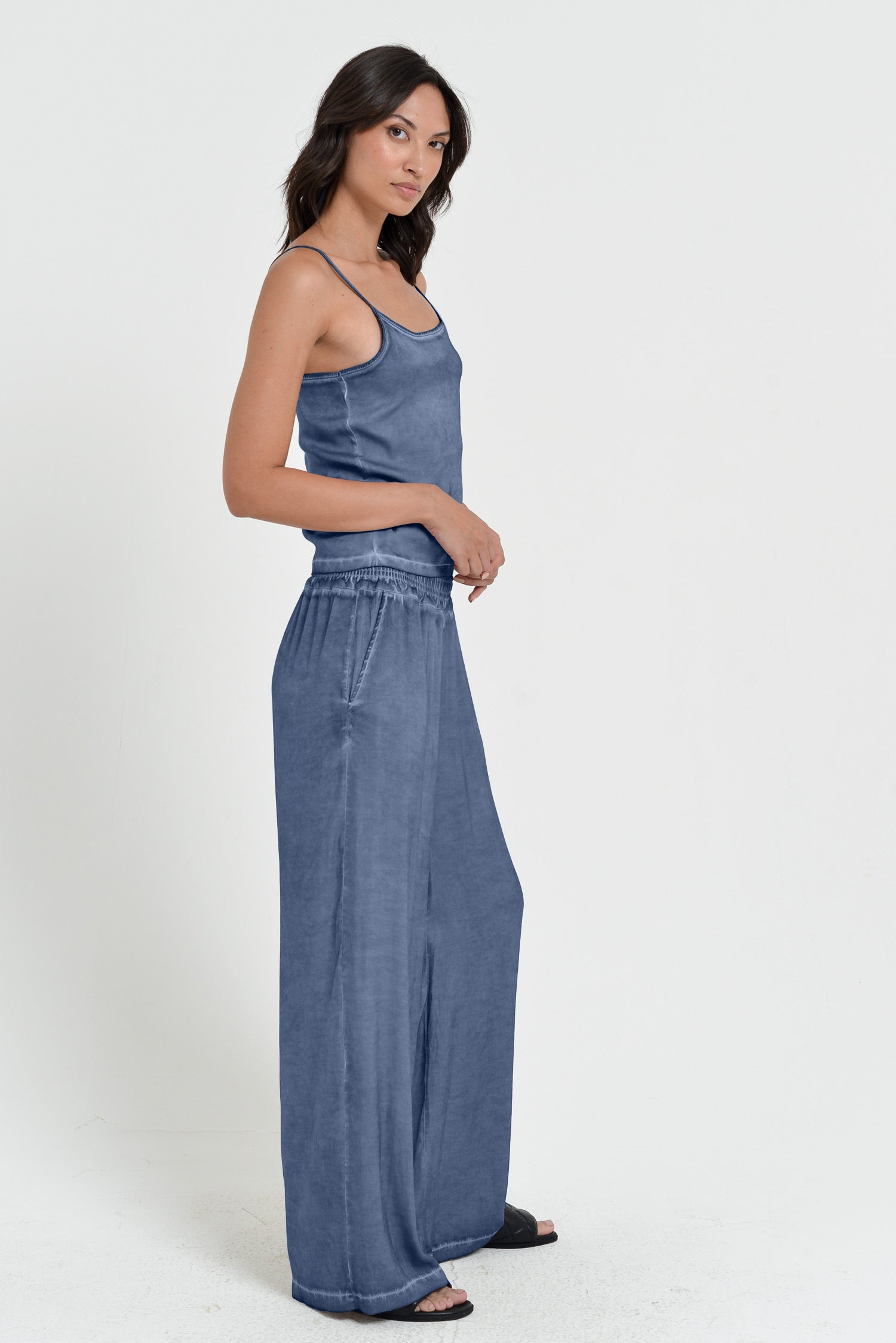 Island Slacks - Wide Flowy Pant - Whale