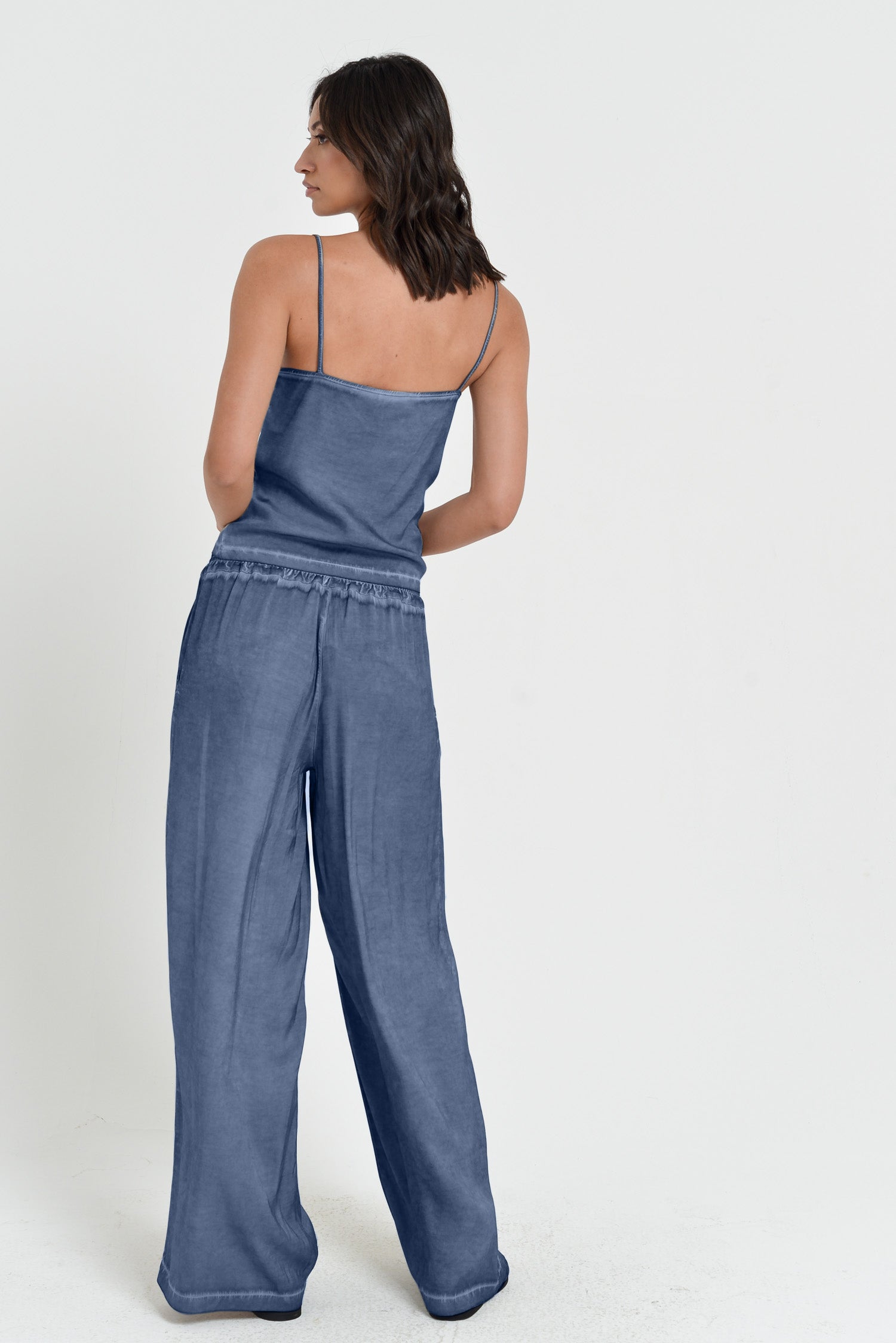 Island Slacks - Wide Flowy Pant - Whale