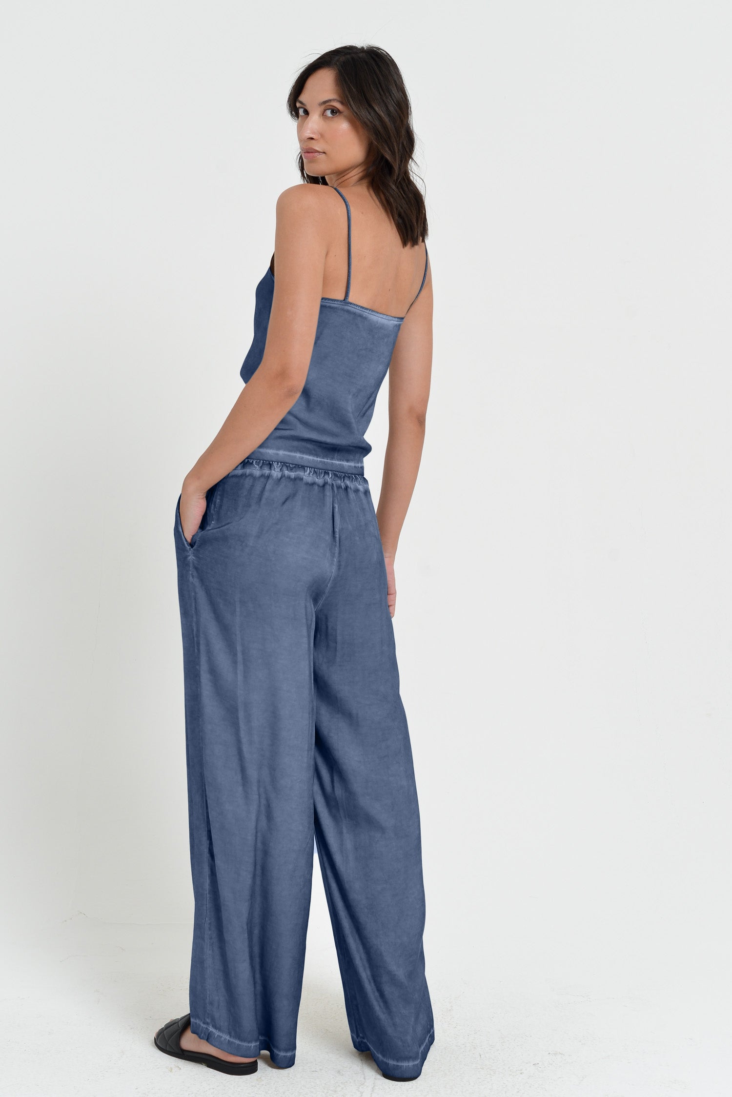 Island Slacks - Wide Flowy Pant - Whale