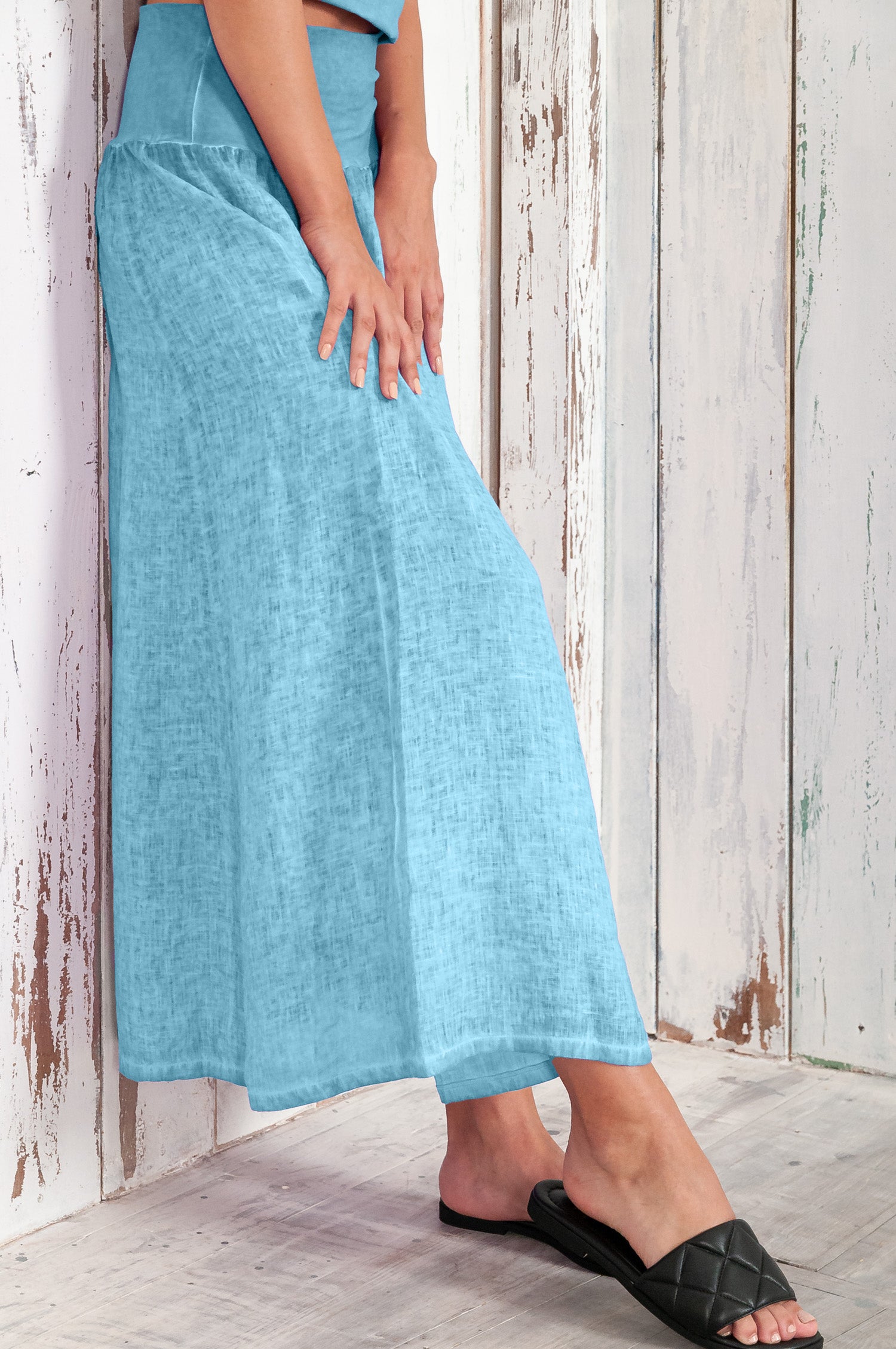 Maxime Skirt - Women's Breezy Linen Skirt - Viking