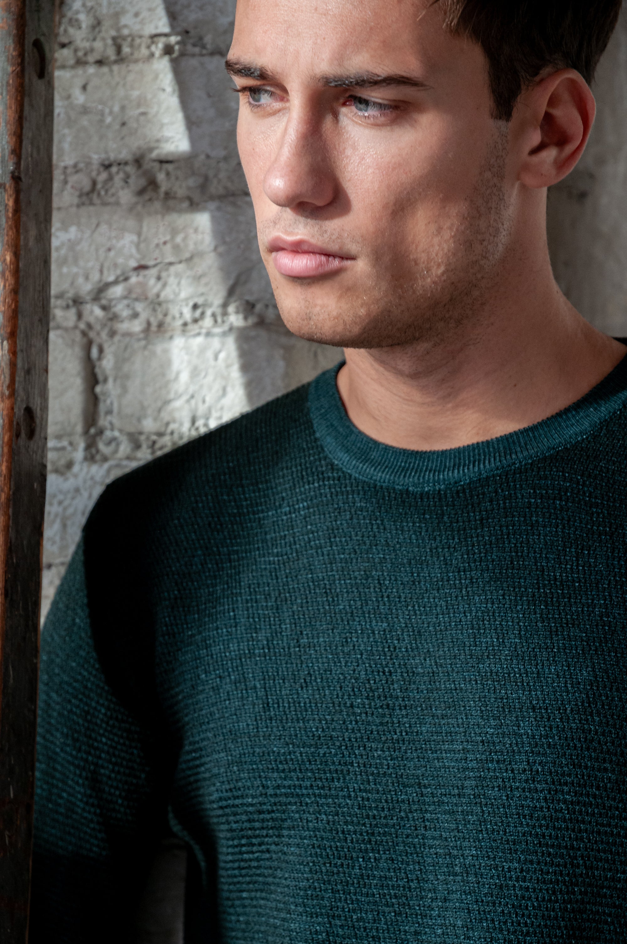 Dorset - Waffle Crewneck Sweater - British