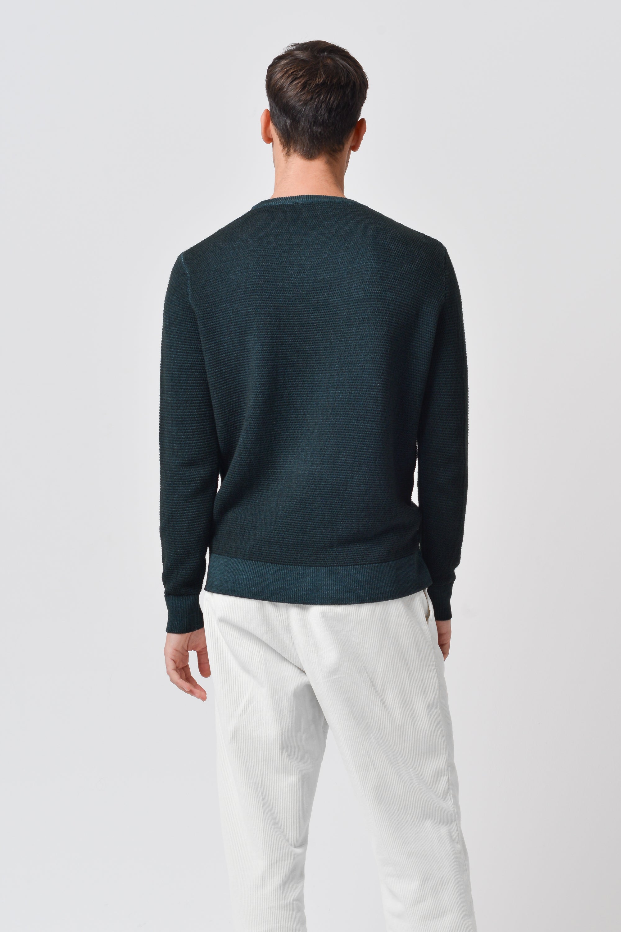 Dorset - Waffle Crewneck Sweater - British