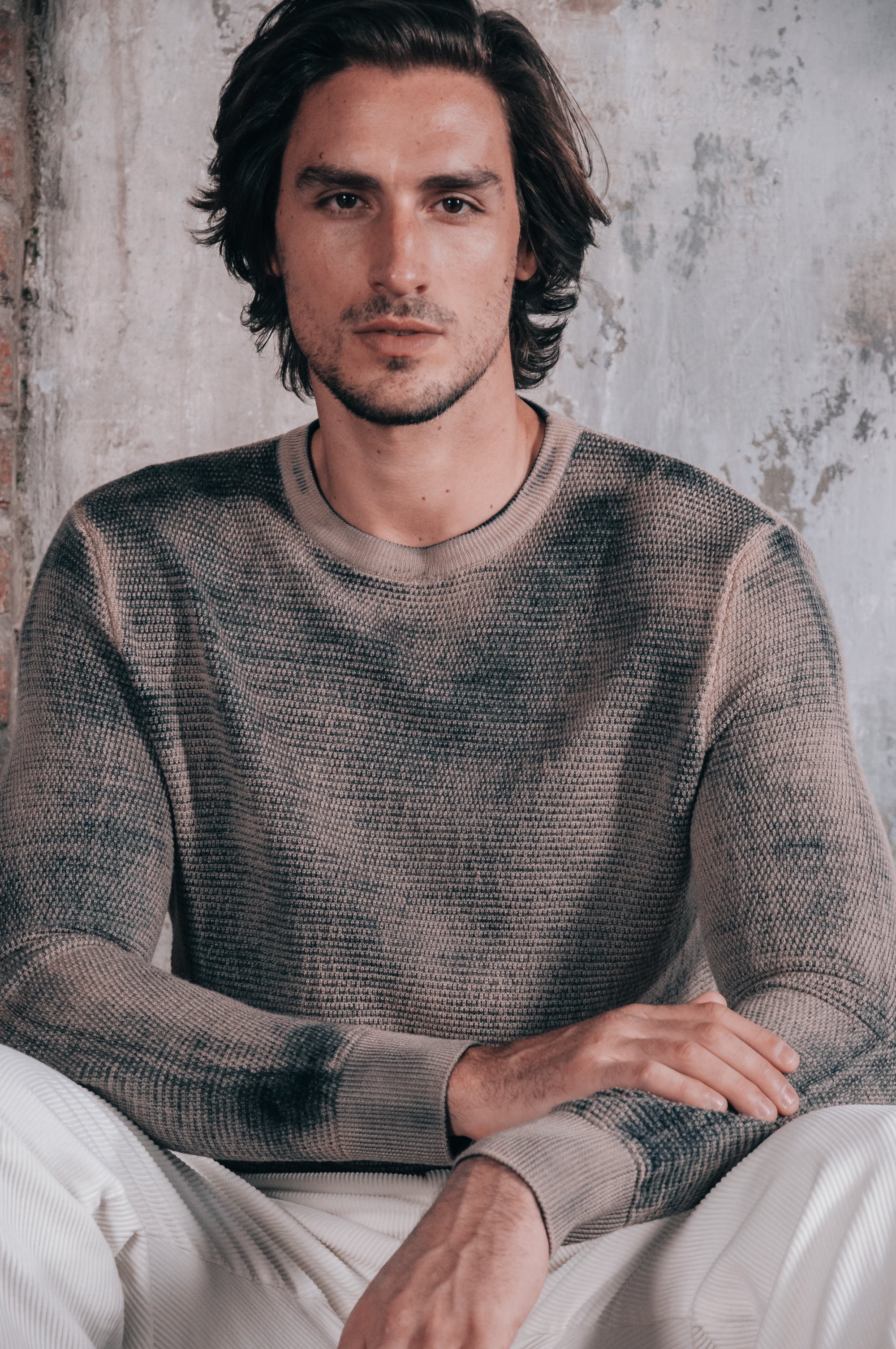 Dorset Rock Art Sweater - Dolomite