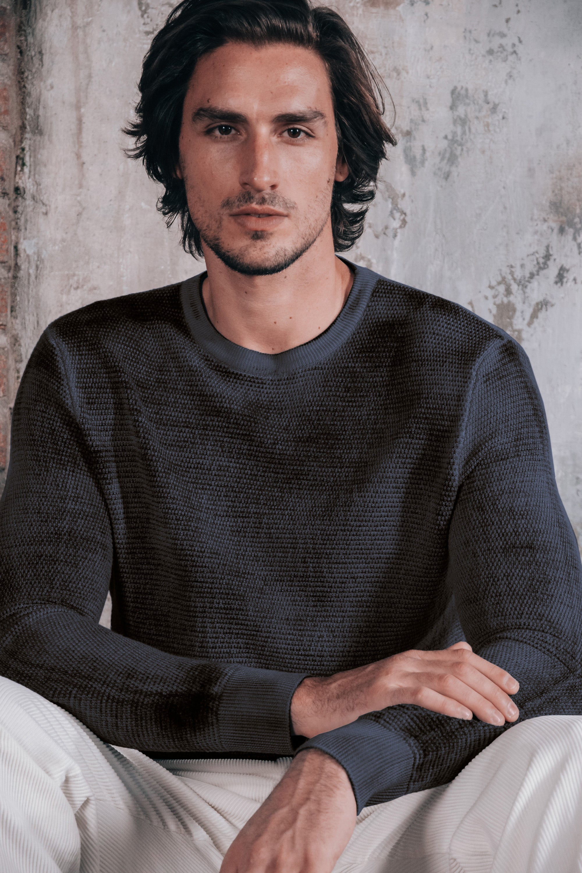 Dorset Rock Art Sweater - Rhyolite