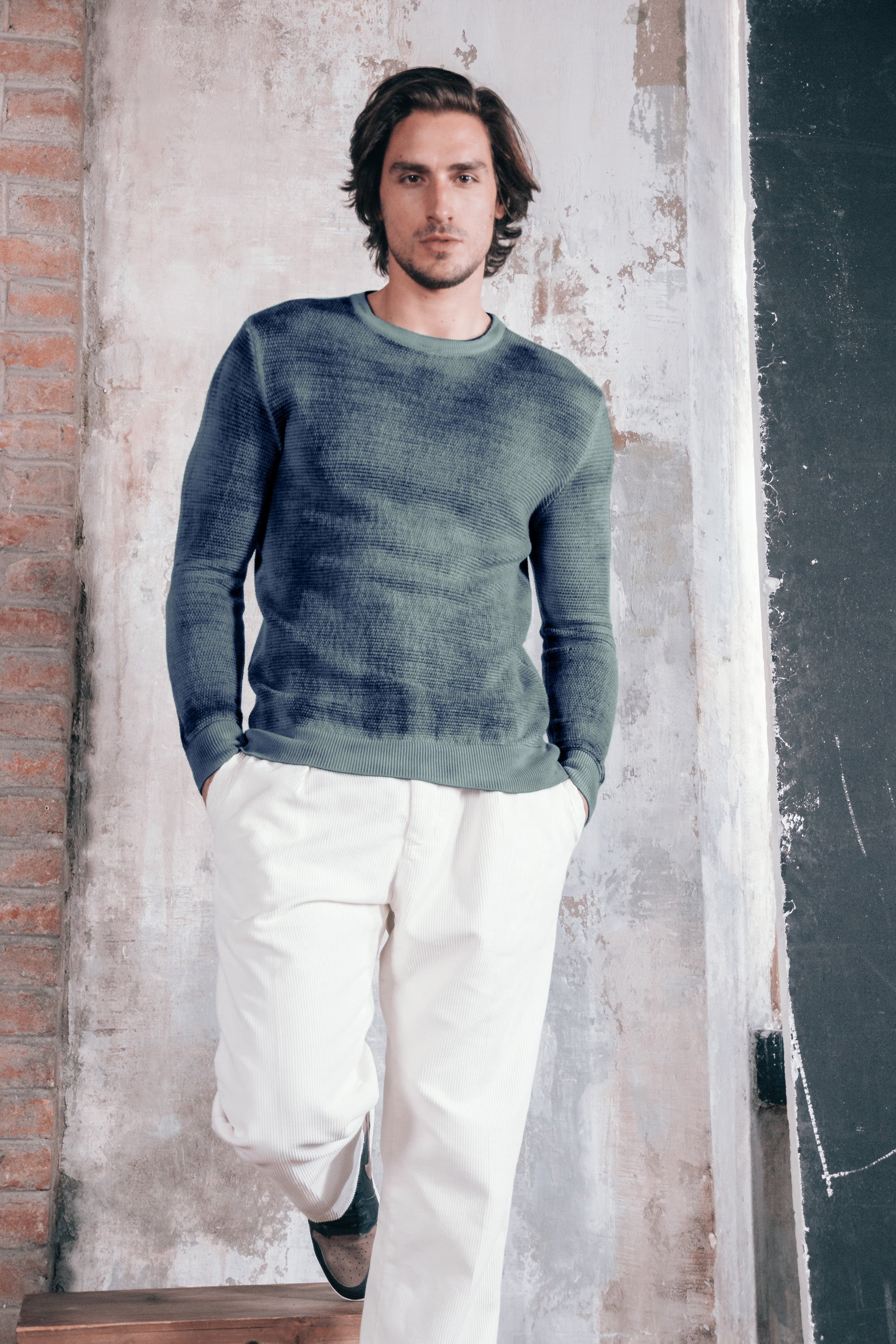 Dorset Rock Art Sweater - Chlorite