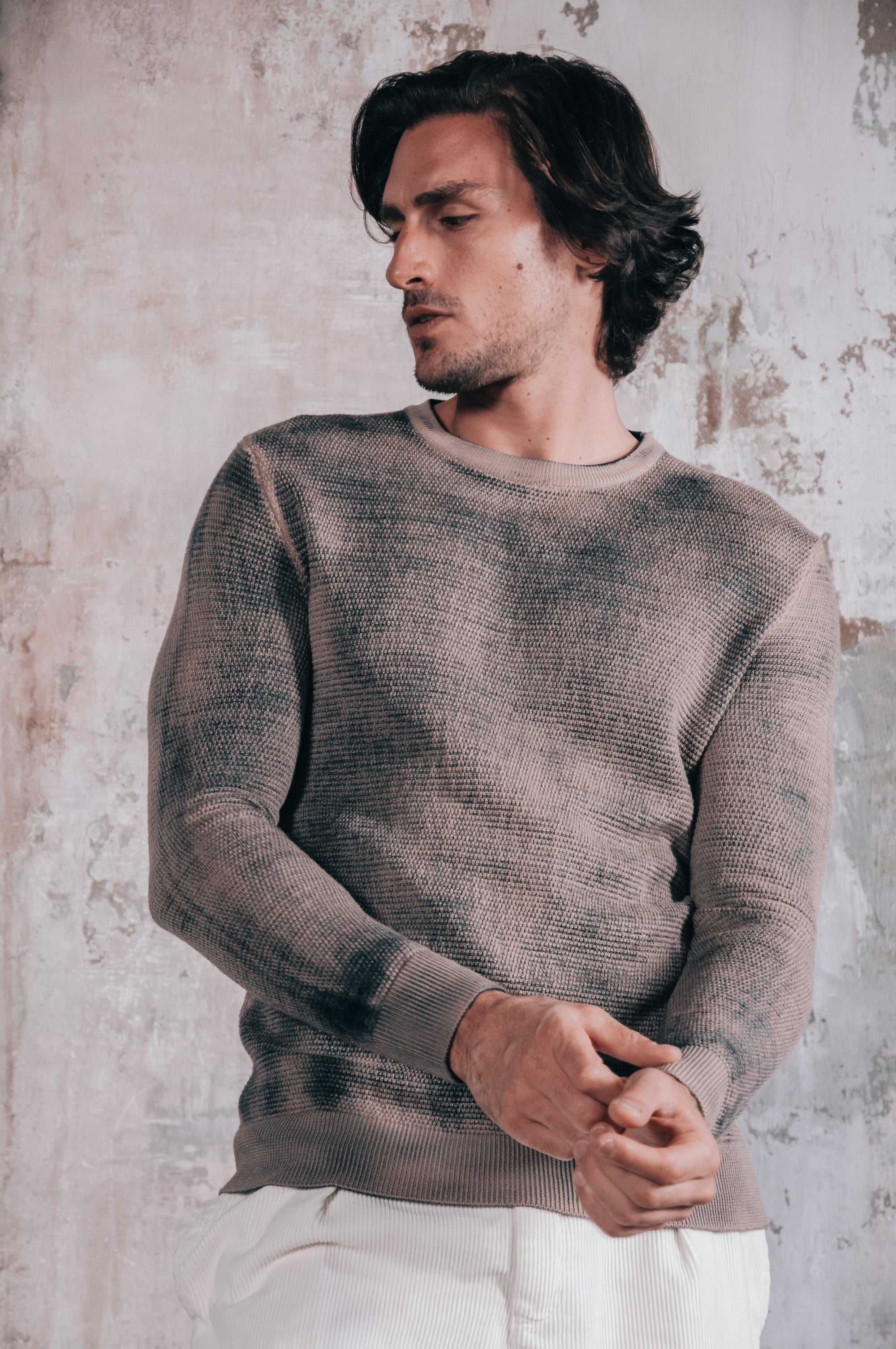 Dorset Rock Art Sweater - Dolomite