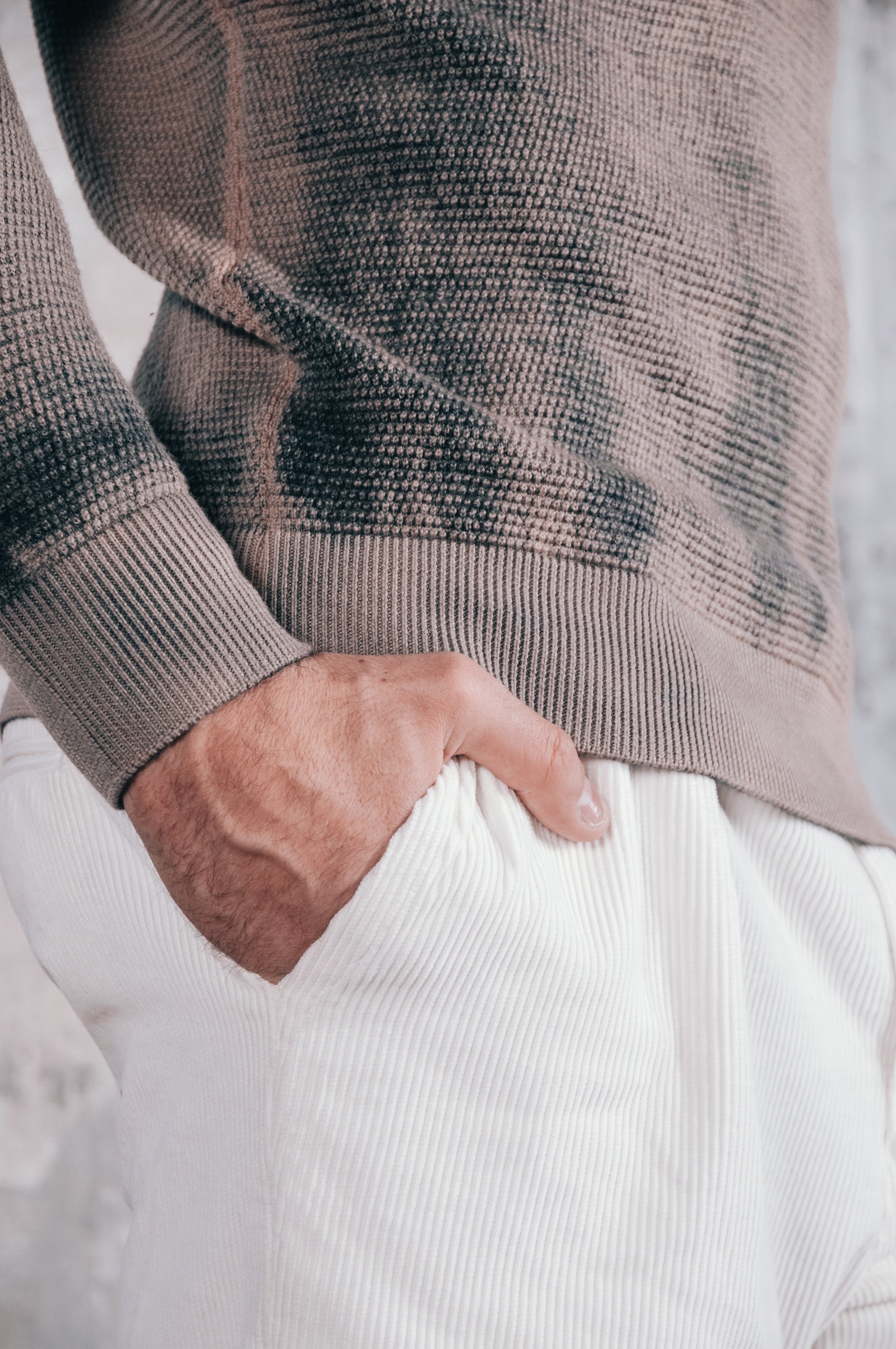 Dorset Rock Art Sweater - Dolomite