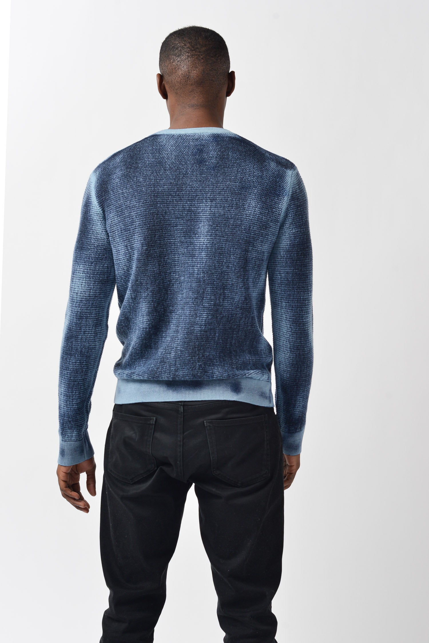 Dorset Rock Art Maglione Girocollo Grana Riso - Nocturnal