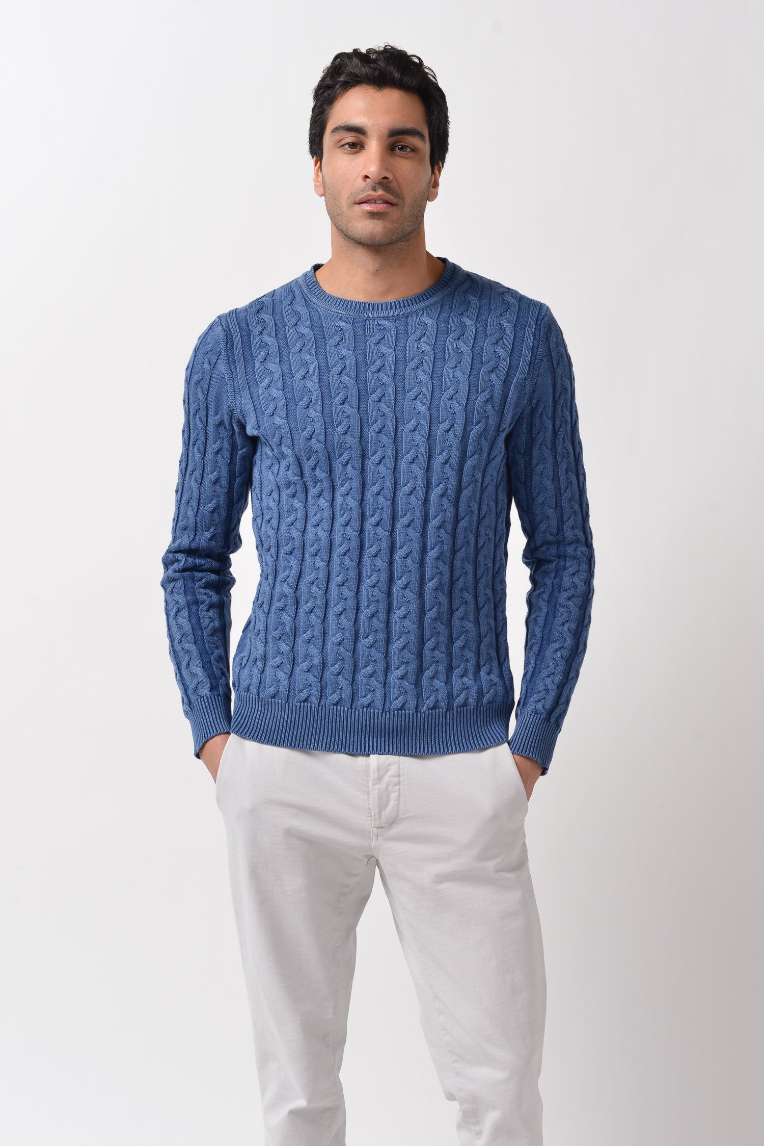 Pinter Iced Art Sweater - Pacific