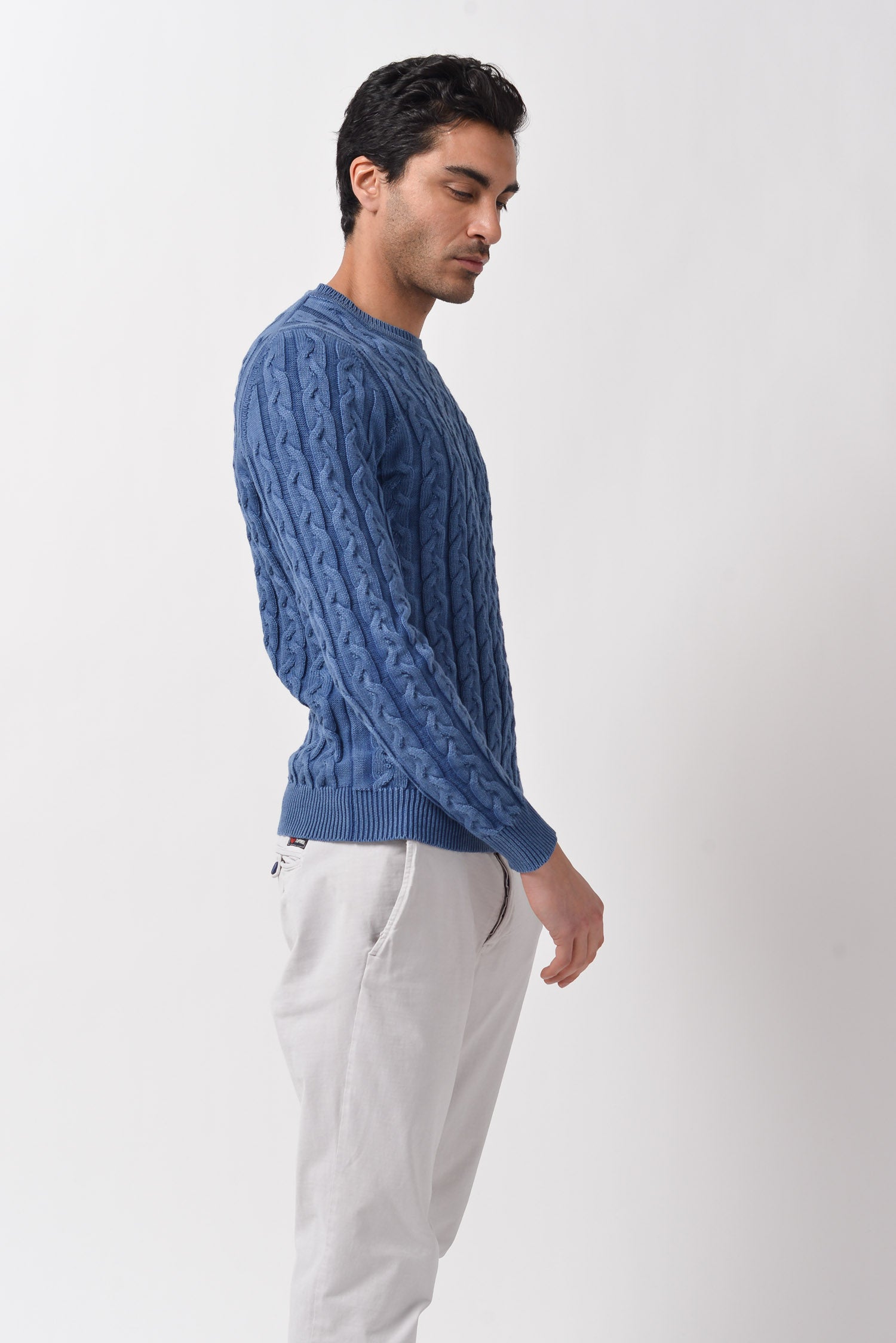 Pinter Iced Art Sweater - Pacific