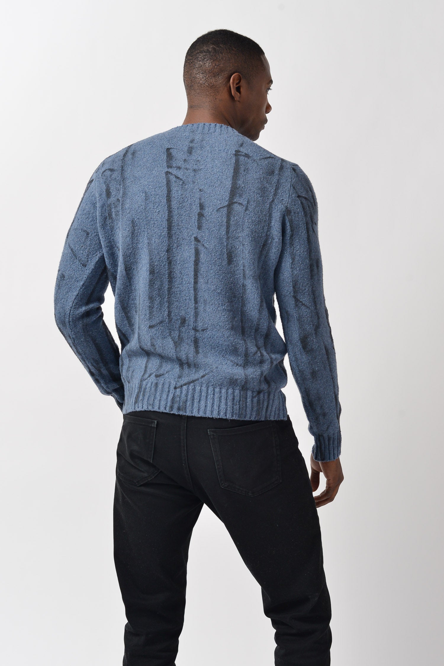 Lyne Roller Brushed Sweater - Jeans