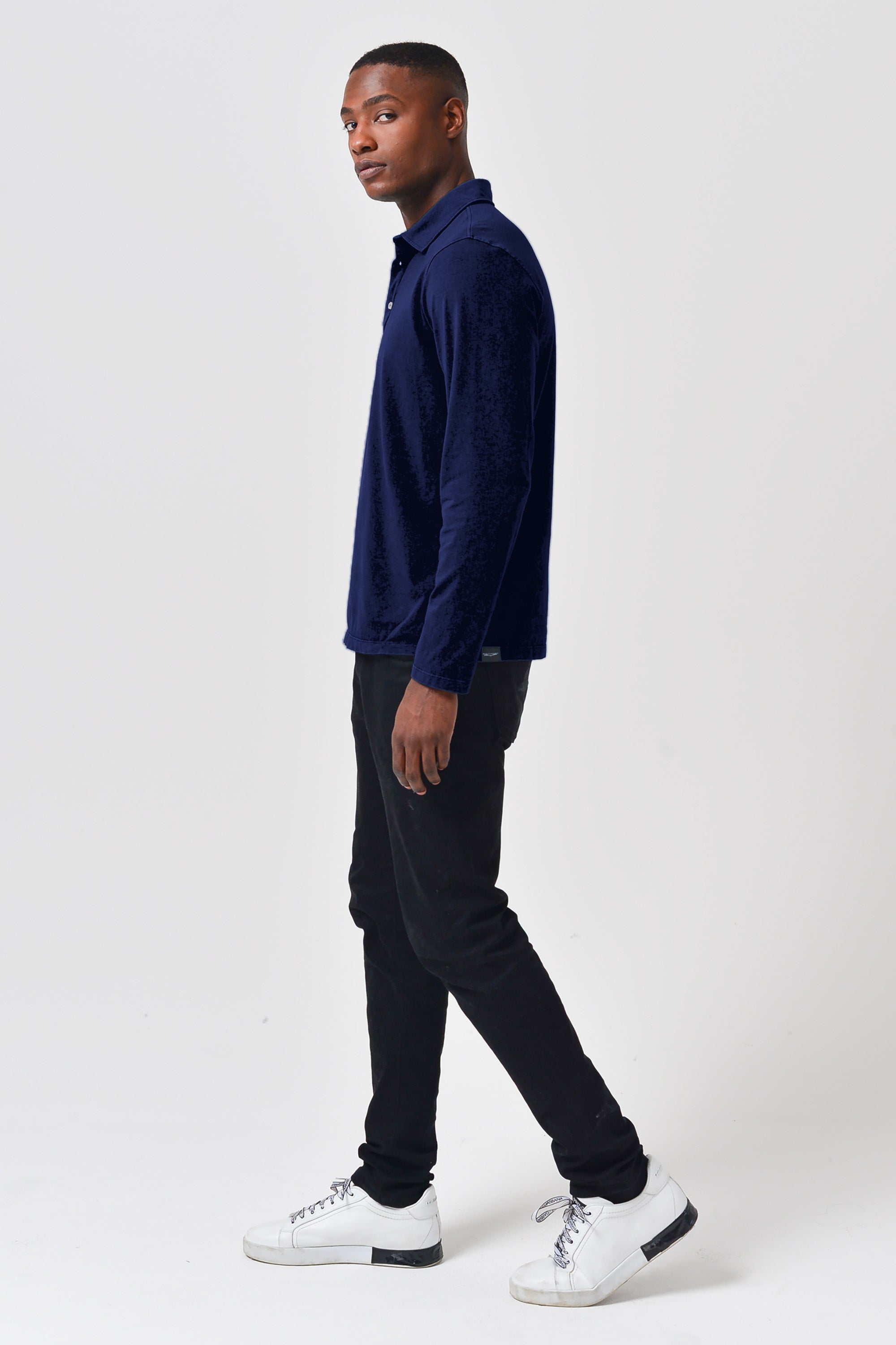 Como Polo Solid - Navy