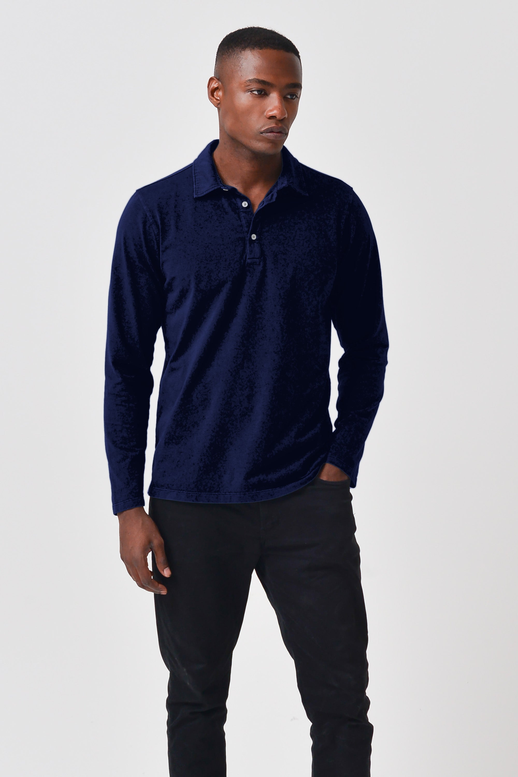 Como Polo Solid - Navy