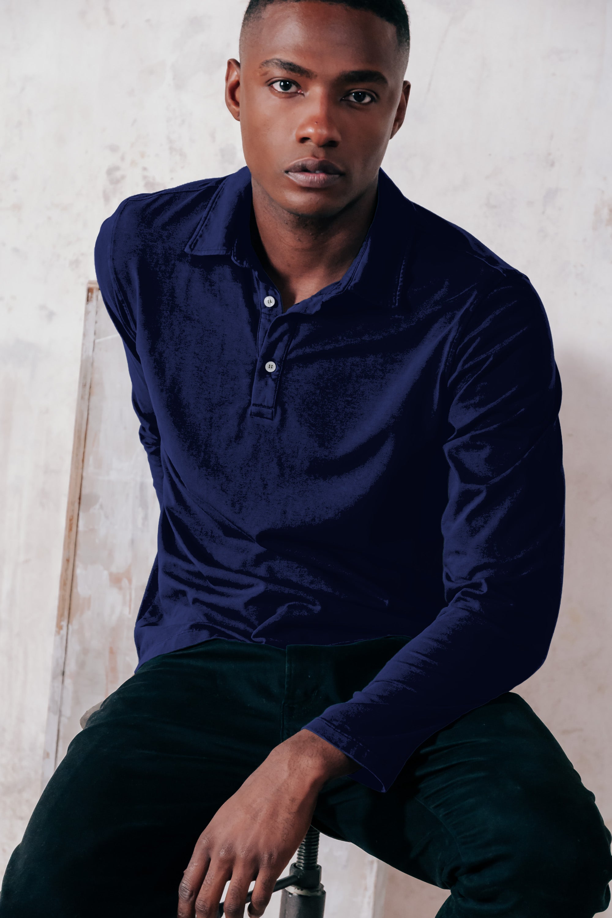 Como Polo Solid - Navy