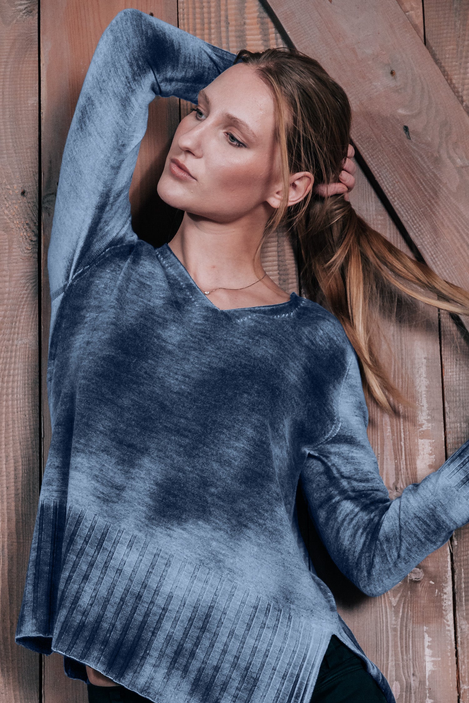 Ballater Rock Art Sweater - Nocturnal