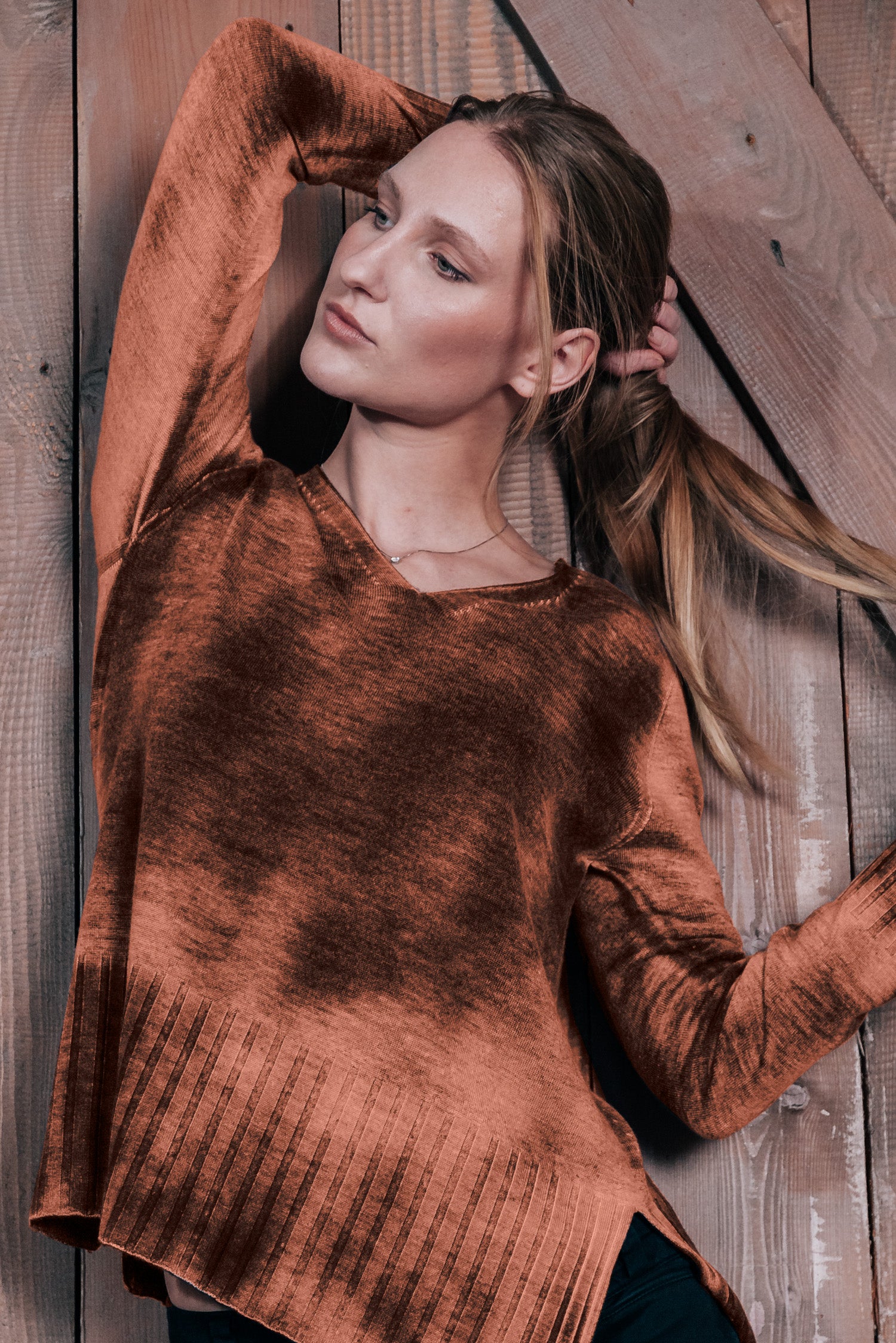 Ballater Rock Art Sweater - Volcanic