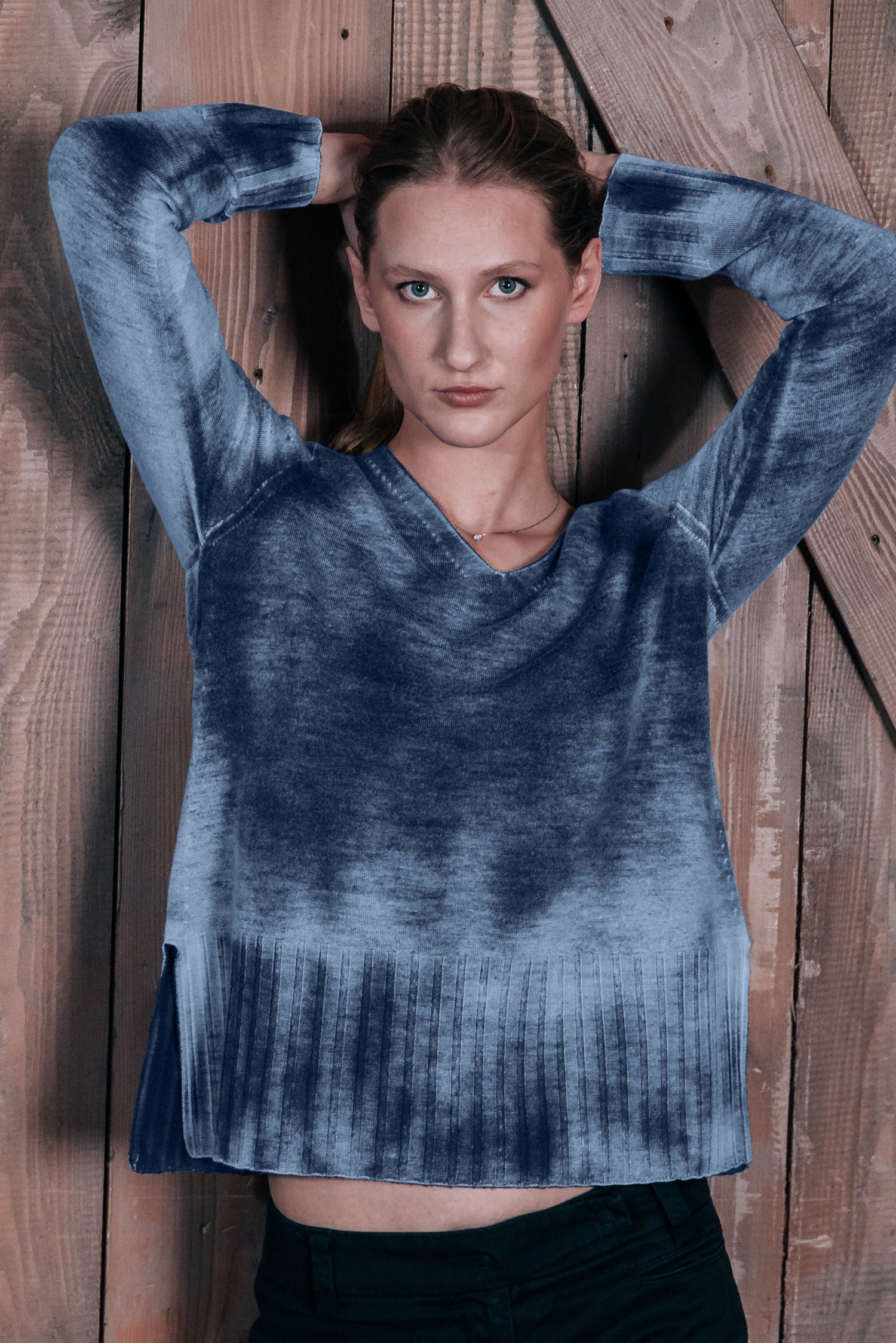 Ballater Rock Art Sweater - Nocturnal